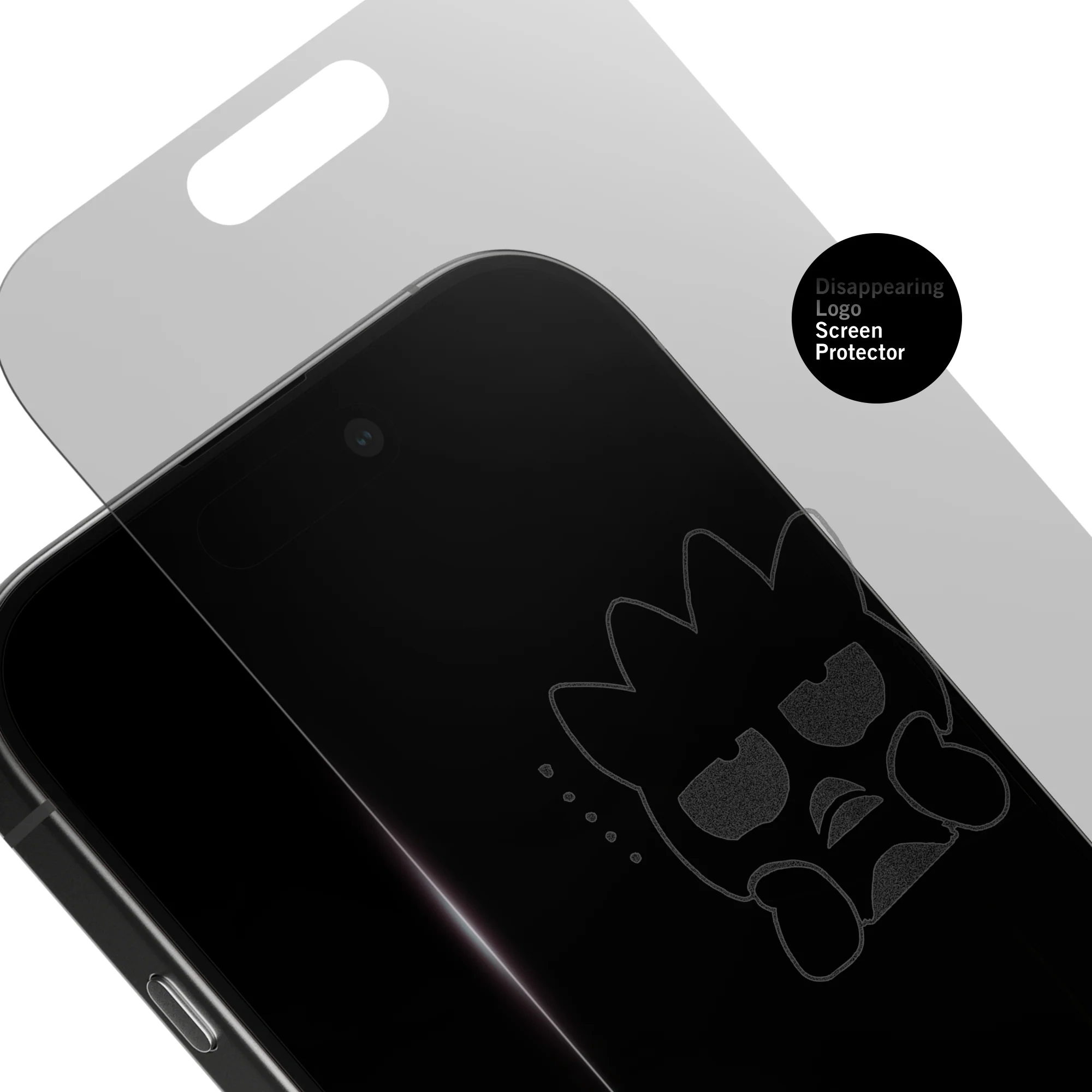 Badtz-Maru x Screen Skinz Thinking iPhone Clear Screen Protector - Image 2