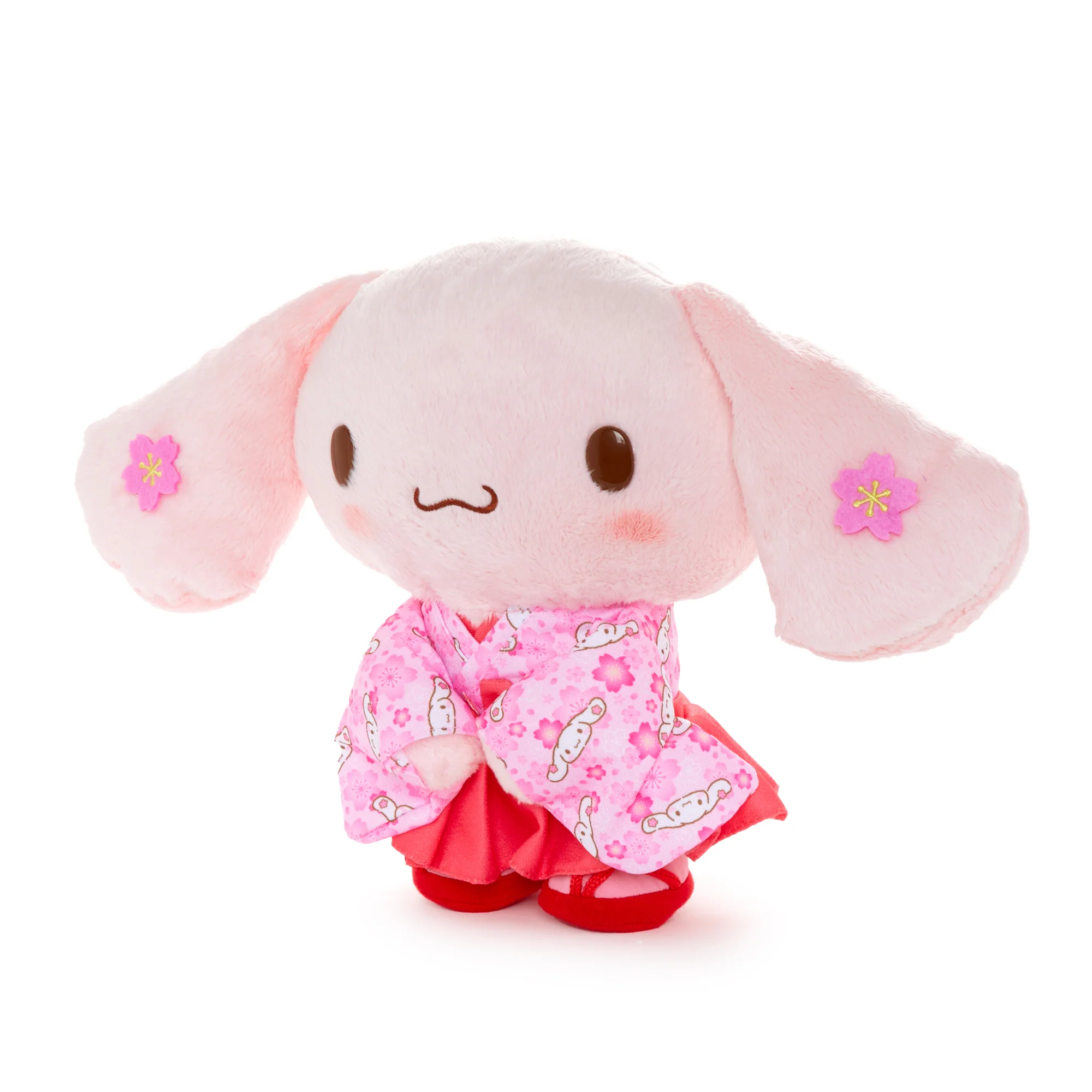 Cinnamoroll 10” Pink Standing Plush (Spring Kimono Series) - Image 2
