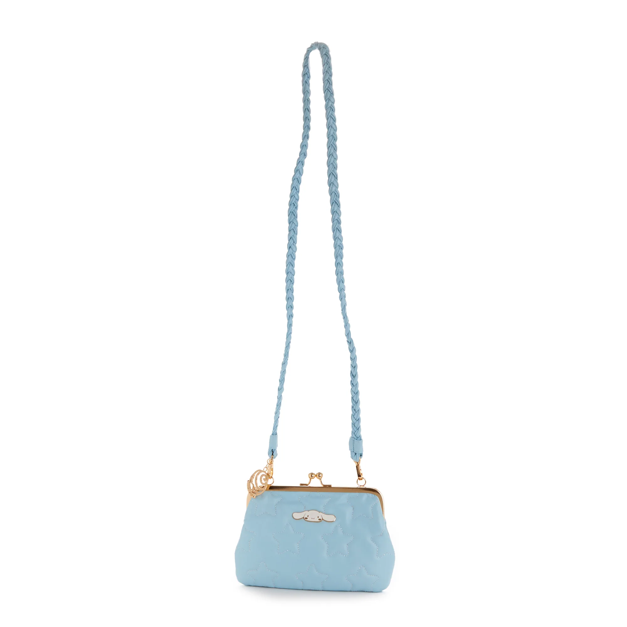 Cinnamoroll 2-Way Quilted Kiss Knob Handbag - Image 4