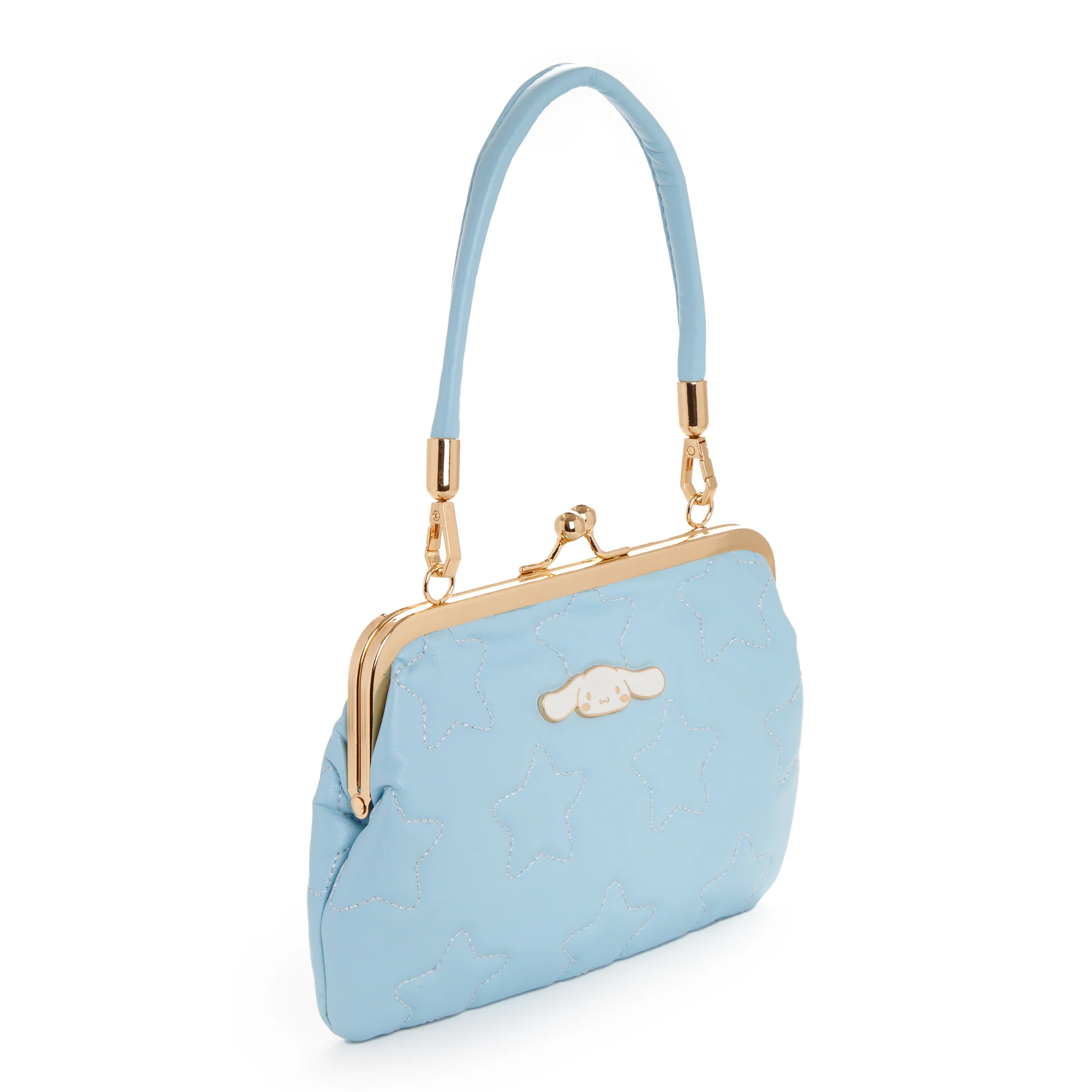 Cinnamoroll 2-Way Quilted Kiss Knob Handbag - Image 5