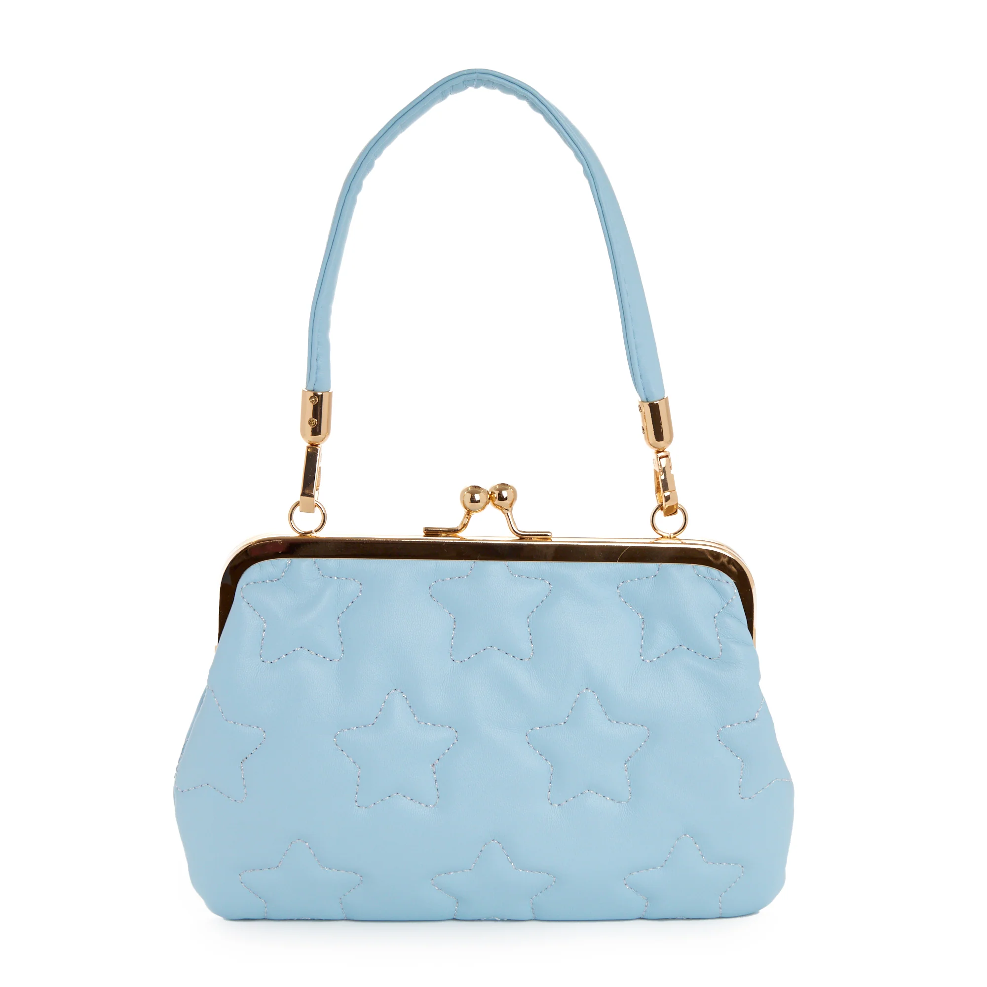 Cinnamoroll 2-Way Quilted Kiss Knob Handbag - Image 7