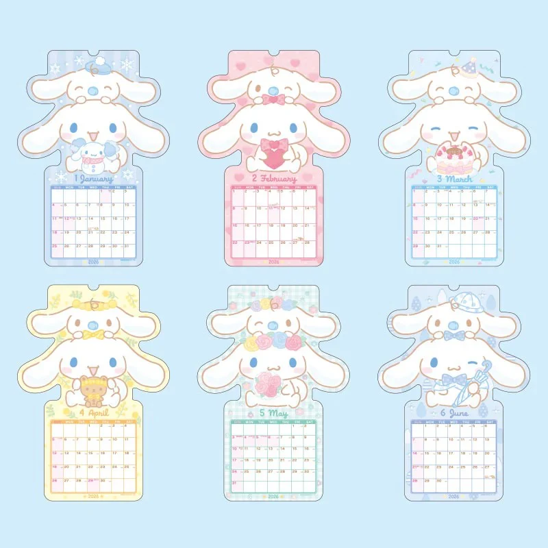 Cinnamoroll 2026 Die-Cut Wall Calendar - Image 11