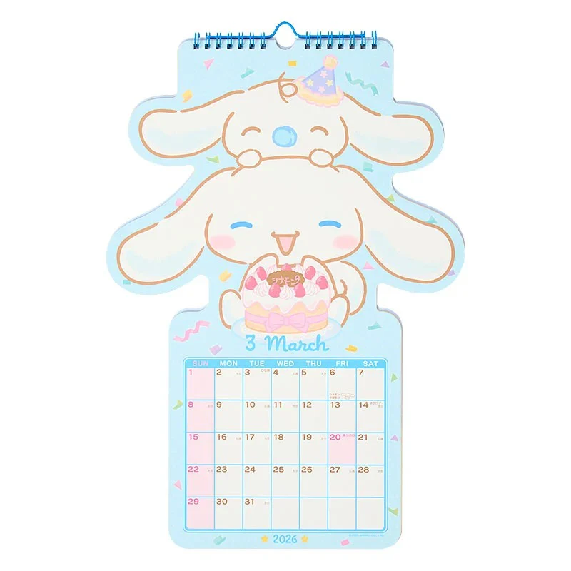 Cinnamoroll 2026 Die-Cut Wall Calendar - Image 4