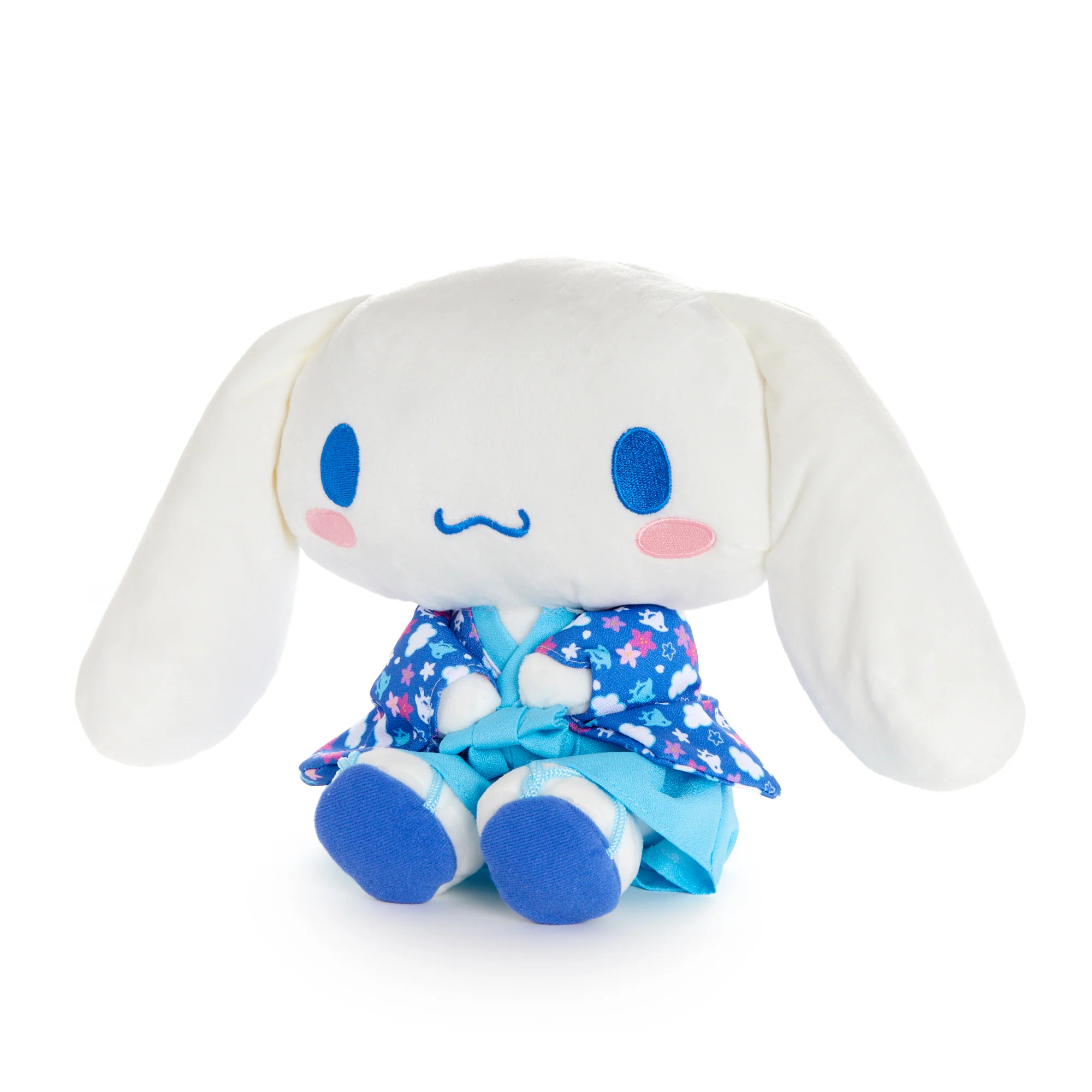 Cinnamoroll 9" Blue Sitting Plush (Spring Kimono Series) - Image 3