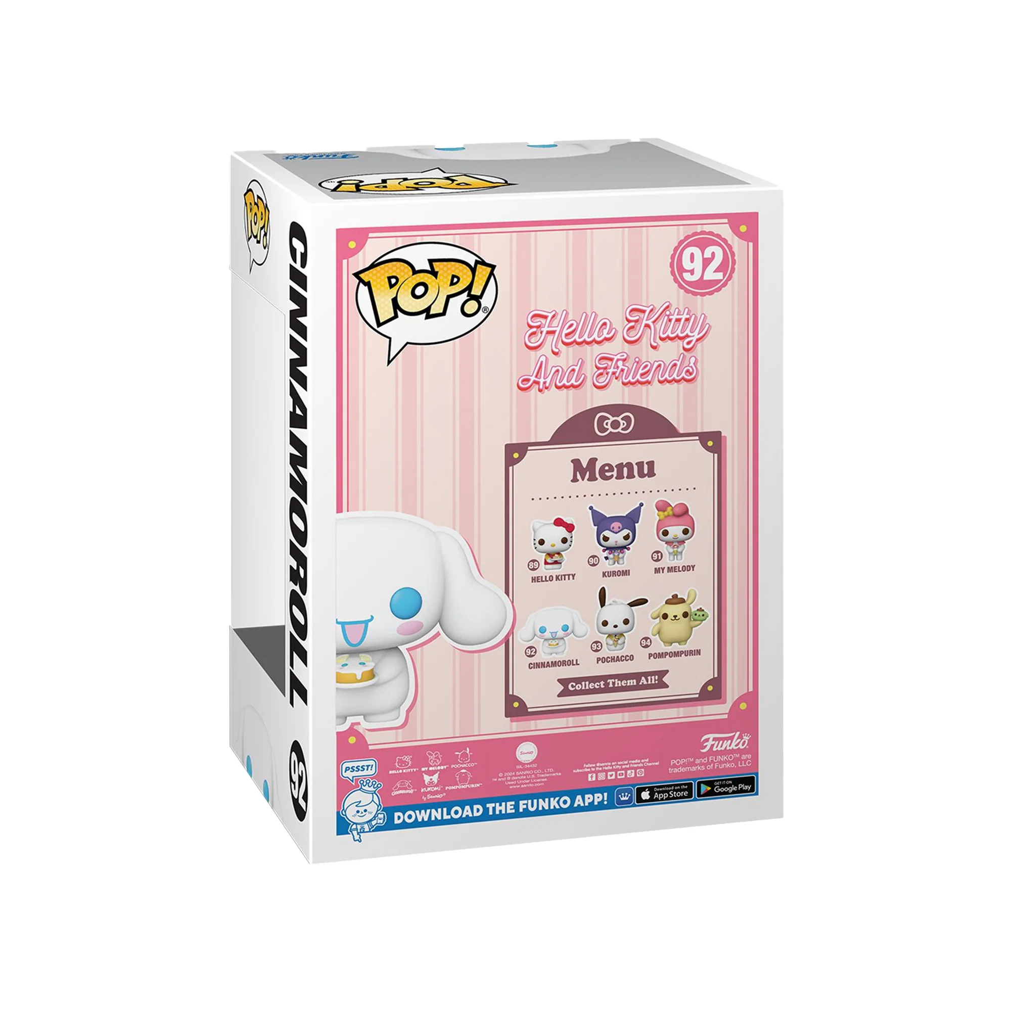 Cinnamoroll Cake Funko Pop! (No. 92 Hello Kitty and Friends Series) - Image 3