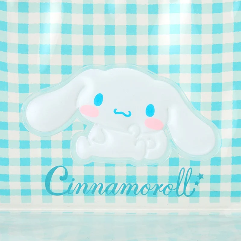 Cinnamoroll Clear Gingham Zipper Pouch - Image 3