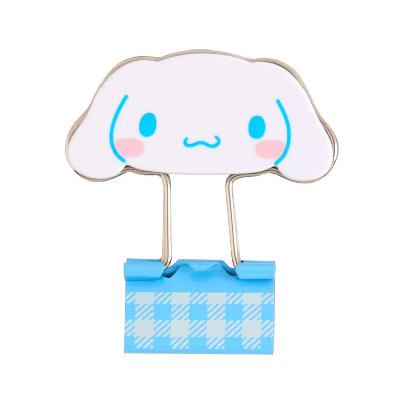 Cinnamoroll Gingham Binder Clips (Set of 3) - Image 2