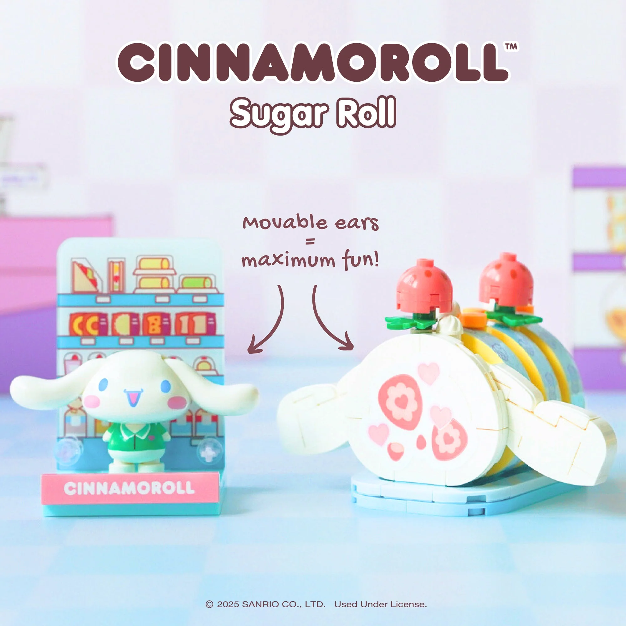 Cinnamoroll Konbini Building Blocks Set (Sugar Roll) - Image 3