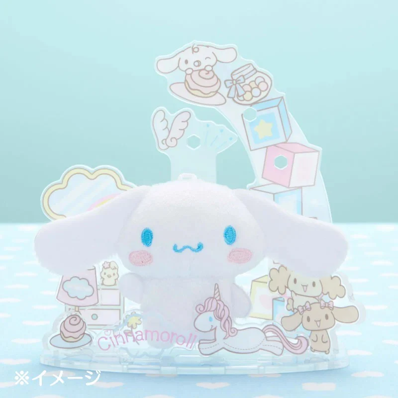 Cinnamoroll Mini Plush & Acrylic Stand Set (Nuikatsu Plushie Life Series) - Image 2