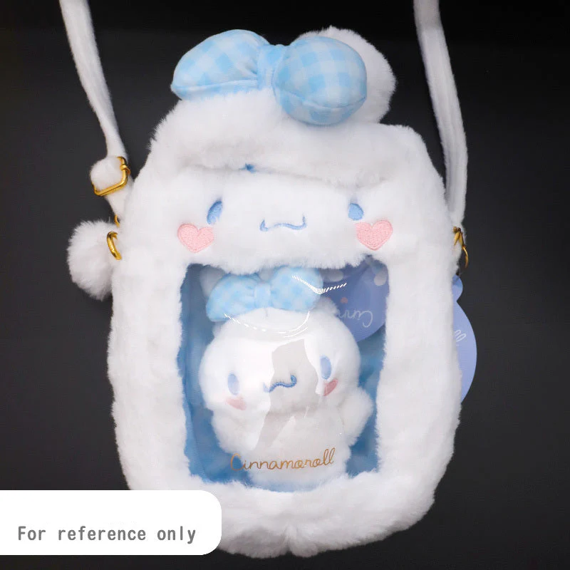 Cinnamoroll Plush Crossbody Bag (Fluffy Heart Series) - Image 3