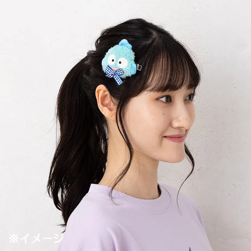 Cinnamoroll Plush Hair Clip (Gingham Bow) - Image 5