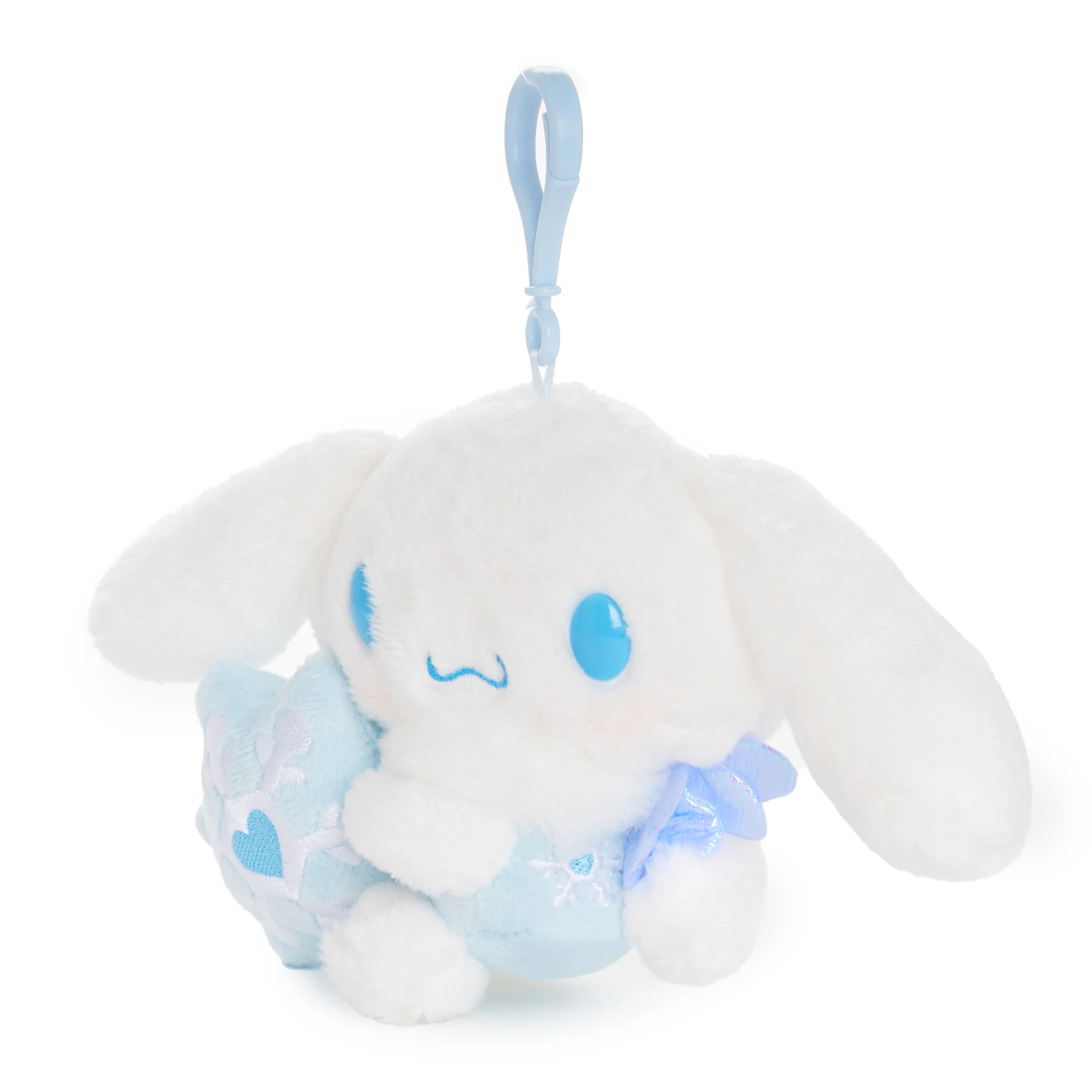 Cinnamoroll Plush Mascot Clip (Snow Angel Series) - Image 2