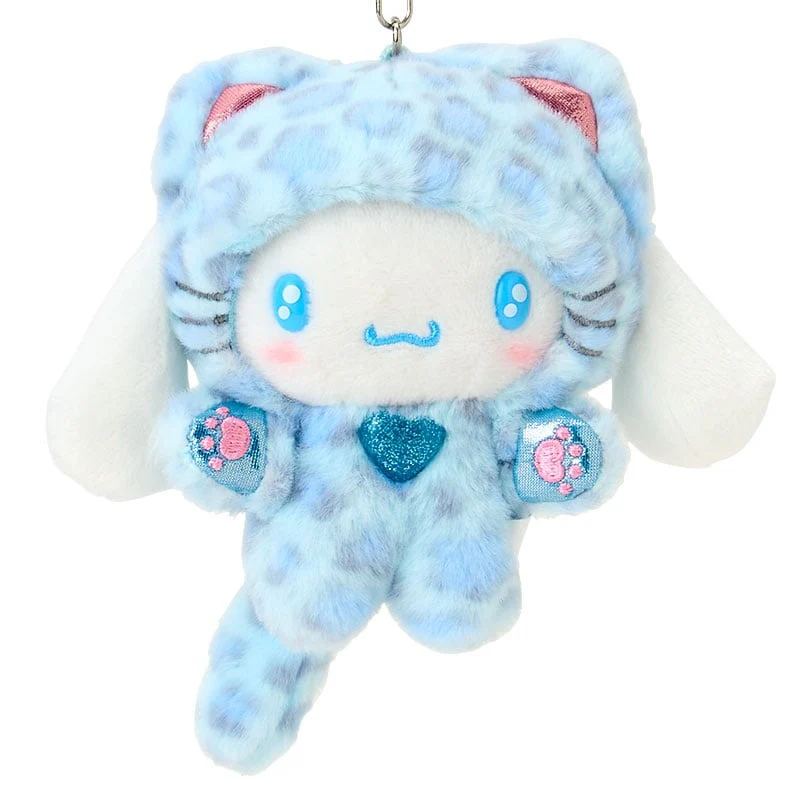 Cinnamoroll Plush Mascot Keychain (Leopard Cat Series) - Image 2