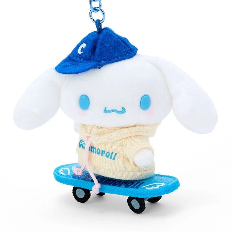 Cinnamoroll Plush Mascot Keychain (Sk8r Squad Series) - Image 2