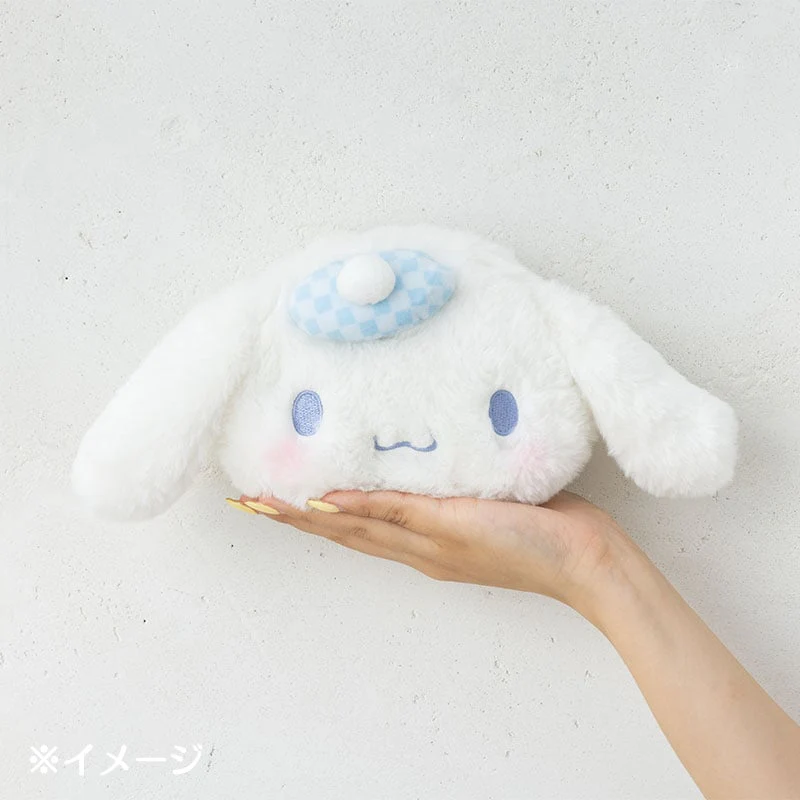 Cinnamoroll Plush Mini Face Pouch (Retro Pastel Series) - Image 2
