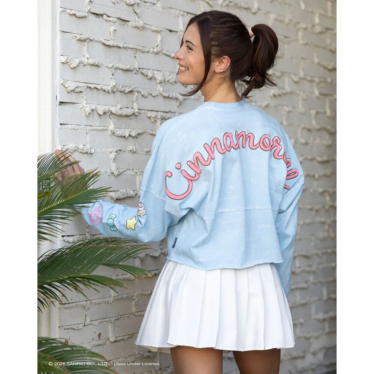 Cinnamoroll x JapanLA Ribbons Cropped Spirit Jersey - Image 2