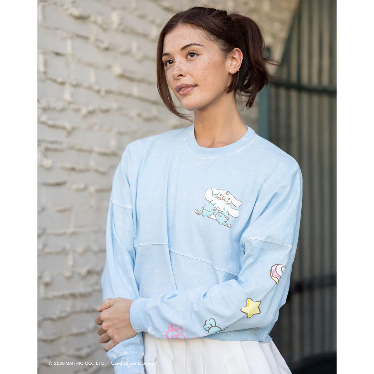 Cinnamoroll x JapanLA Ribbons Cropped Spirit Jersey - Image 3
