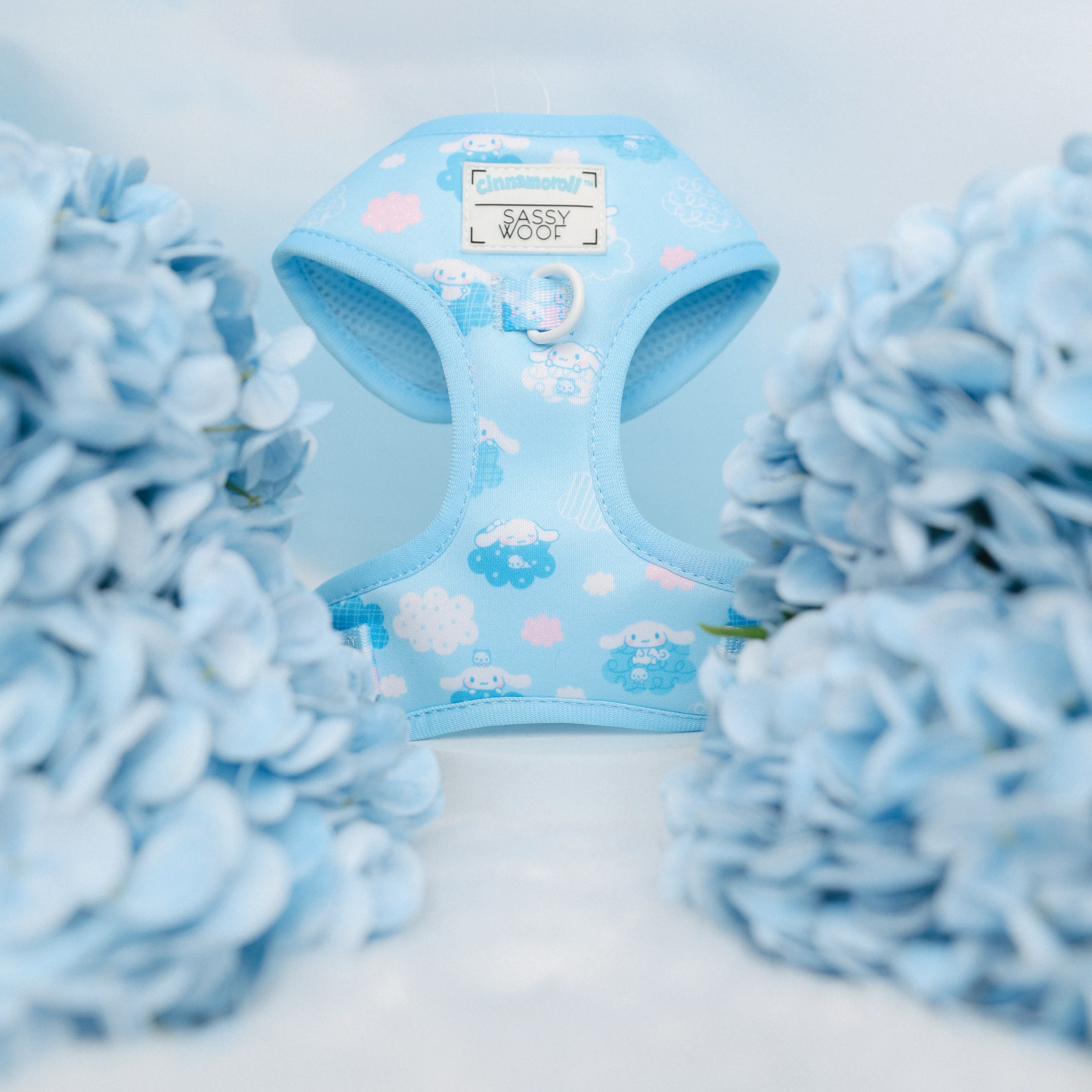 Cinnamoroll x Sassy Woof Adjustable Dog Harness (Clouds) - Image 6