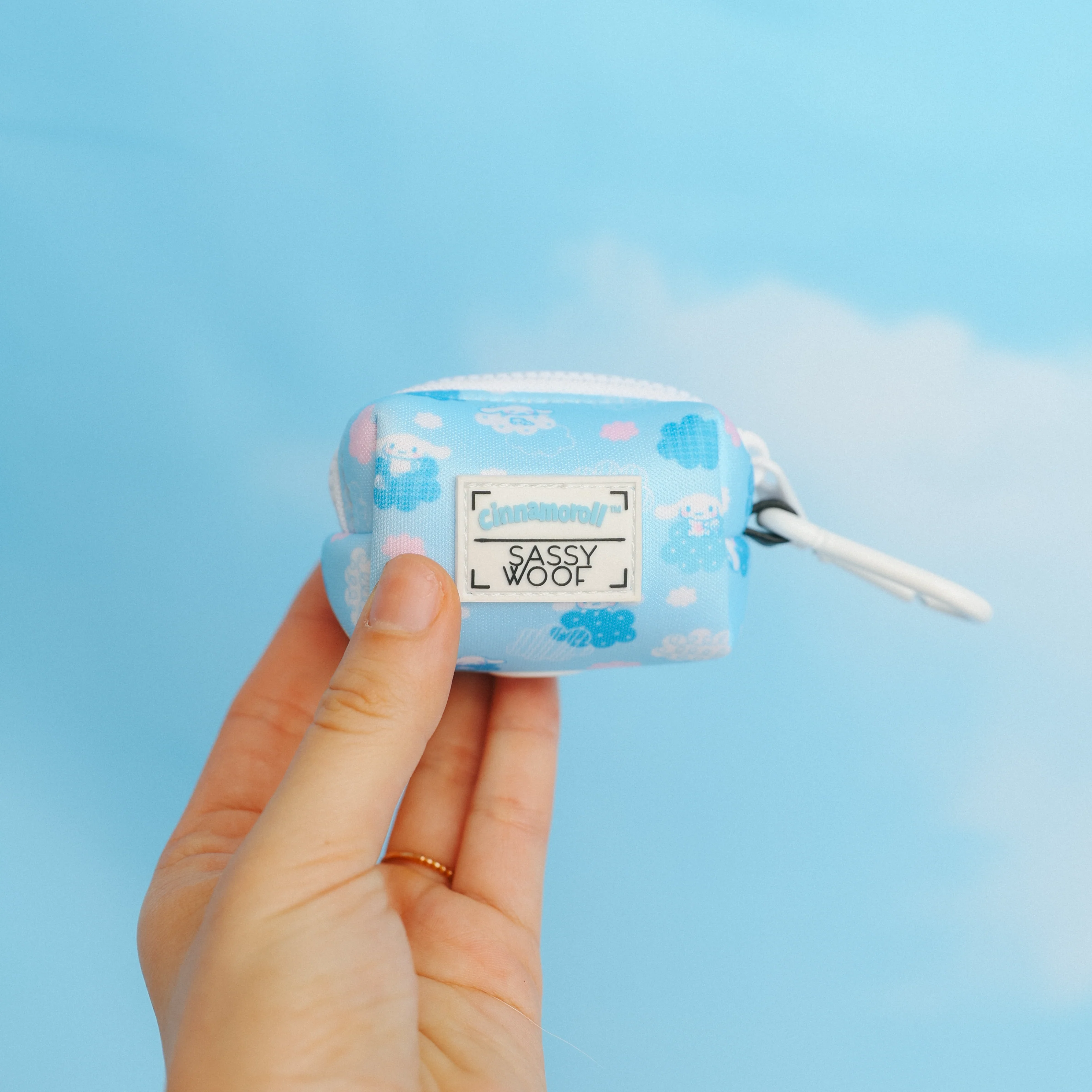 Cinnamoroll x Sassy Woof Waste Bag Holder (Clouds) - Image 4