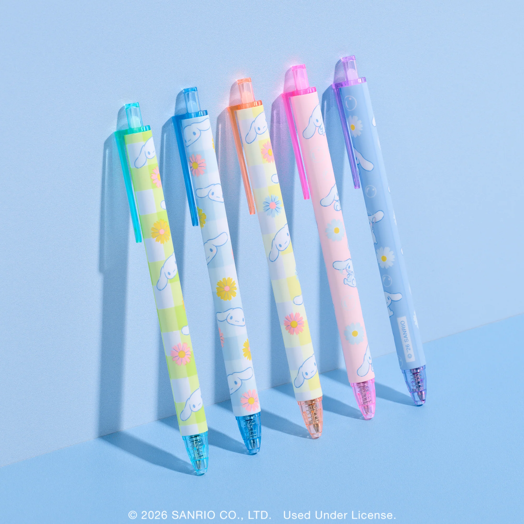 Cinnamoroll x Studio Oh! Sweet Daisies Soft-Touch Gel Pens - Image 2