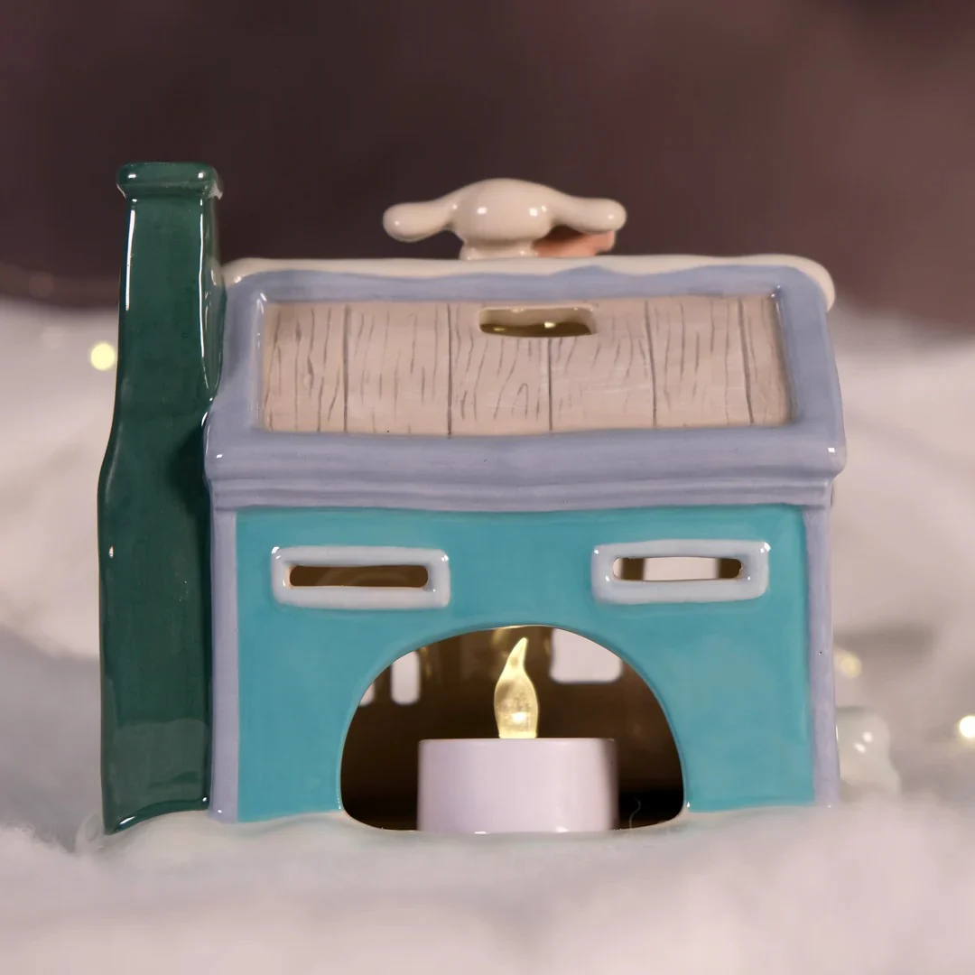 Cinnamoroll's Sweet Shoppe Ceramic Candle House - Image 3