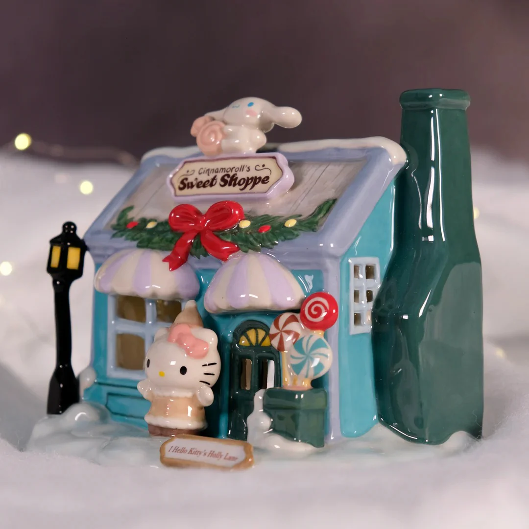 Cinnamoroll's Sweet Shoppe Ceramic Candle House - Image 6
