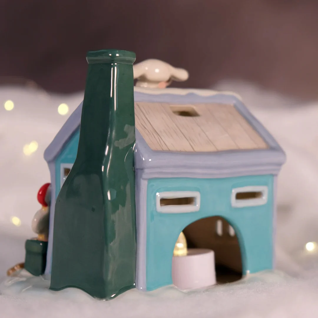 Cinnamoroll's Sweet Shoppe Ceramic Candle House - Image 7