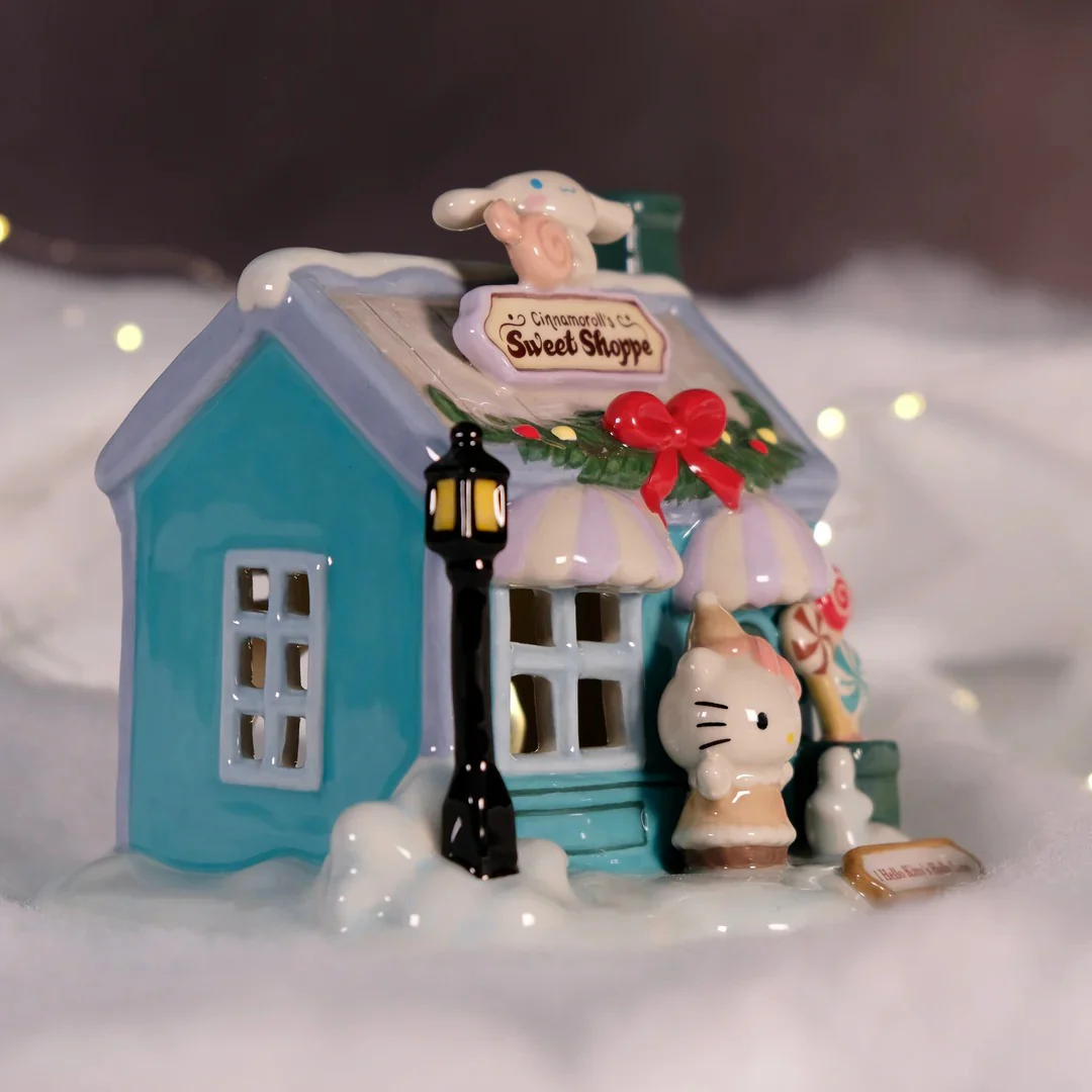 Cinnamoroll's Sweet Shoppe Ceramic Candle House - Image 8