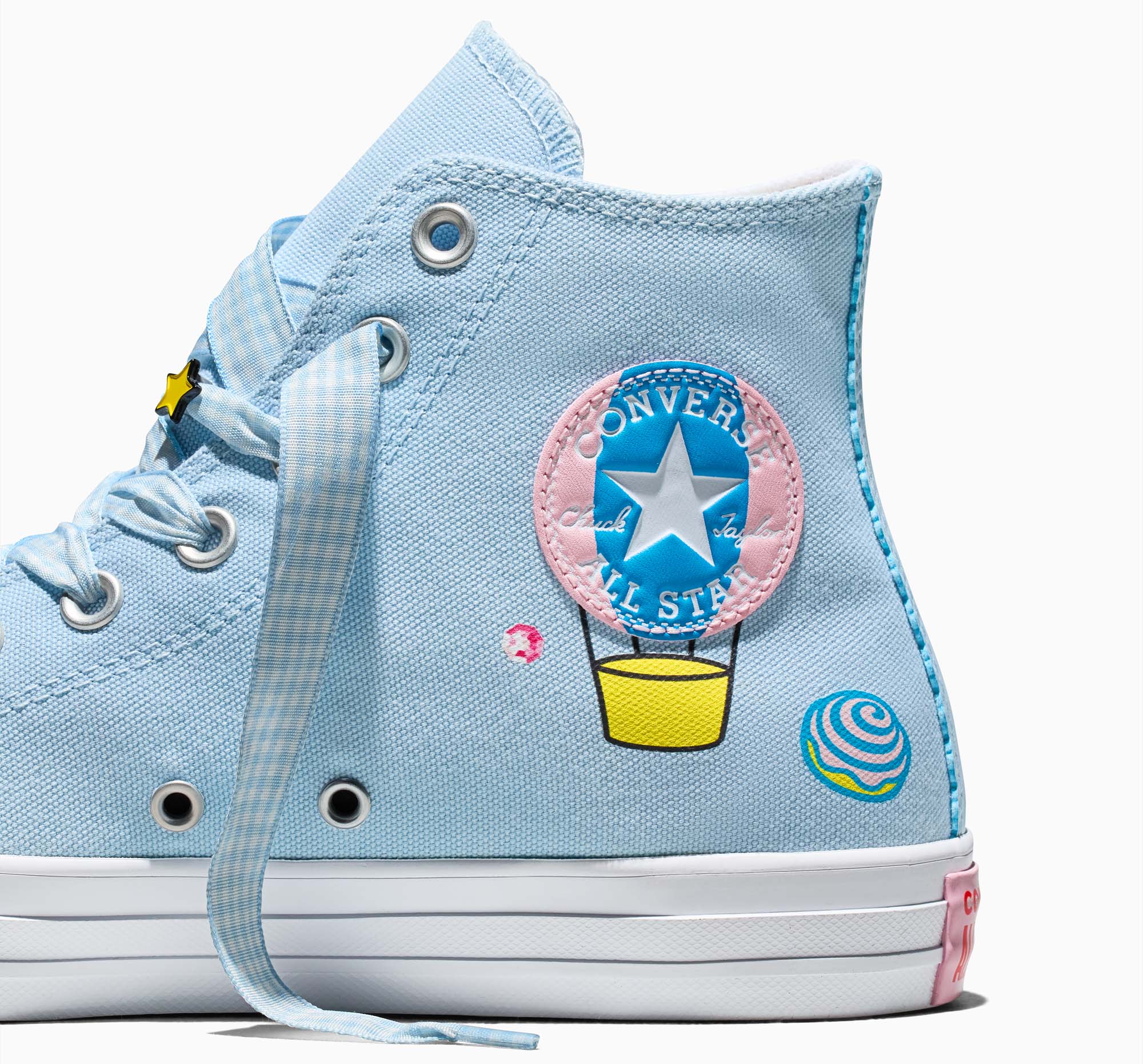 Converse x Cinnamoroll Chuck Taylor All Star Hi-Top Sneaker (Adult - Light Blue) - Image 10