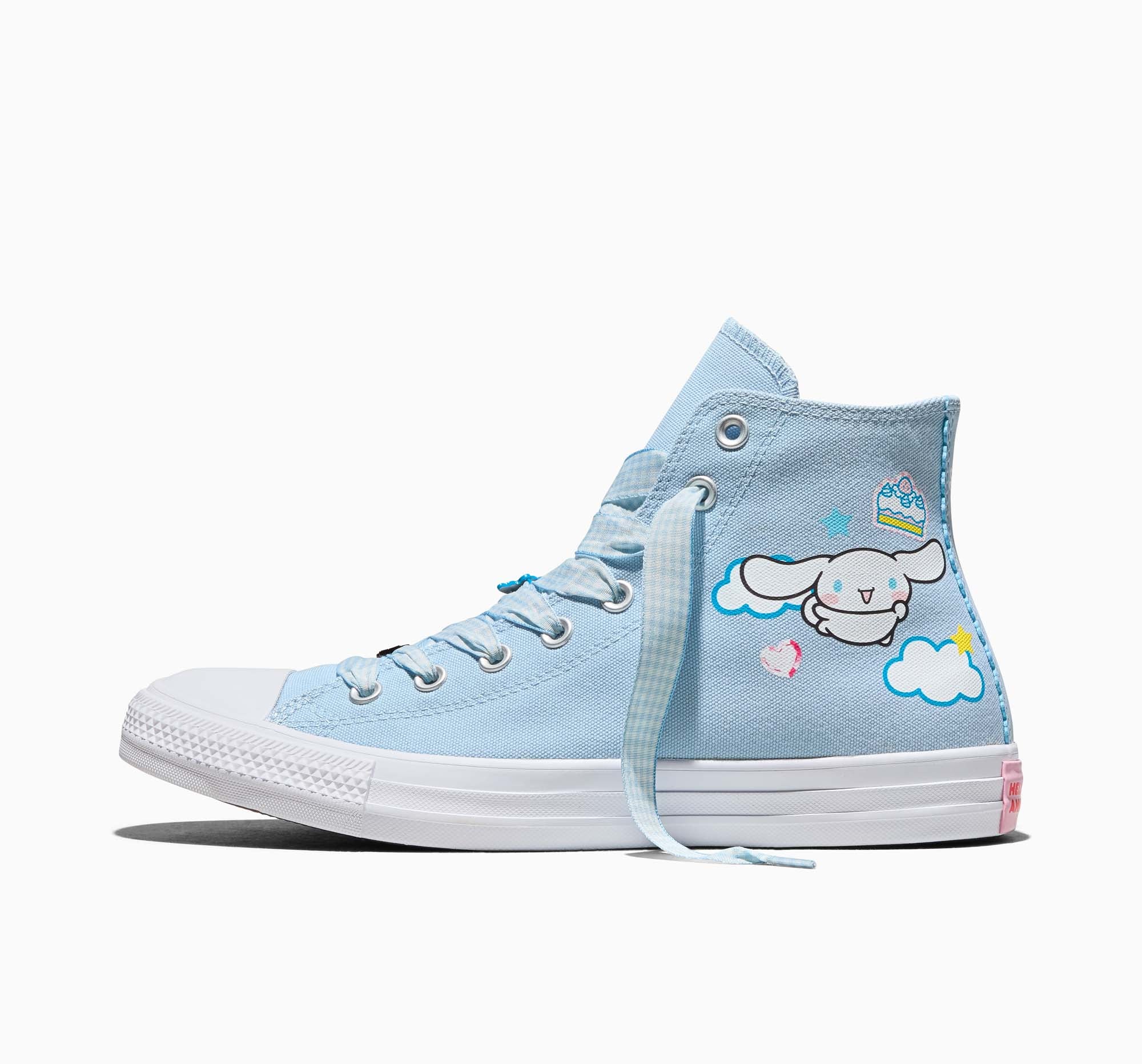Converse x Cinnamoroll Chuck Taylor All Star Hi-Top Sneaker (Adult - Light Blue) - Image 5