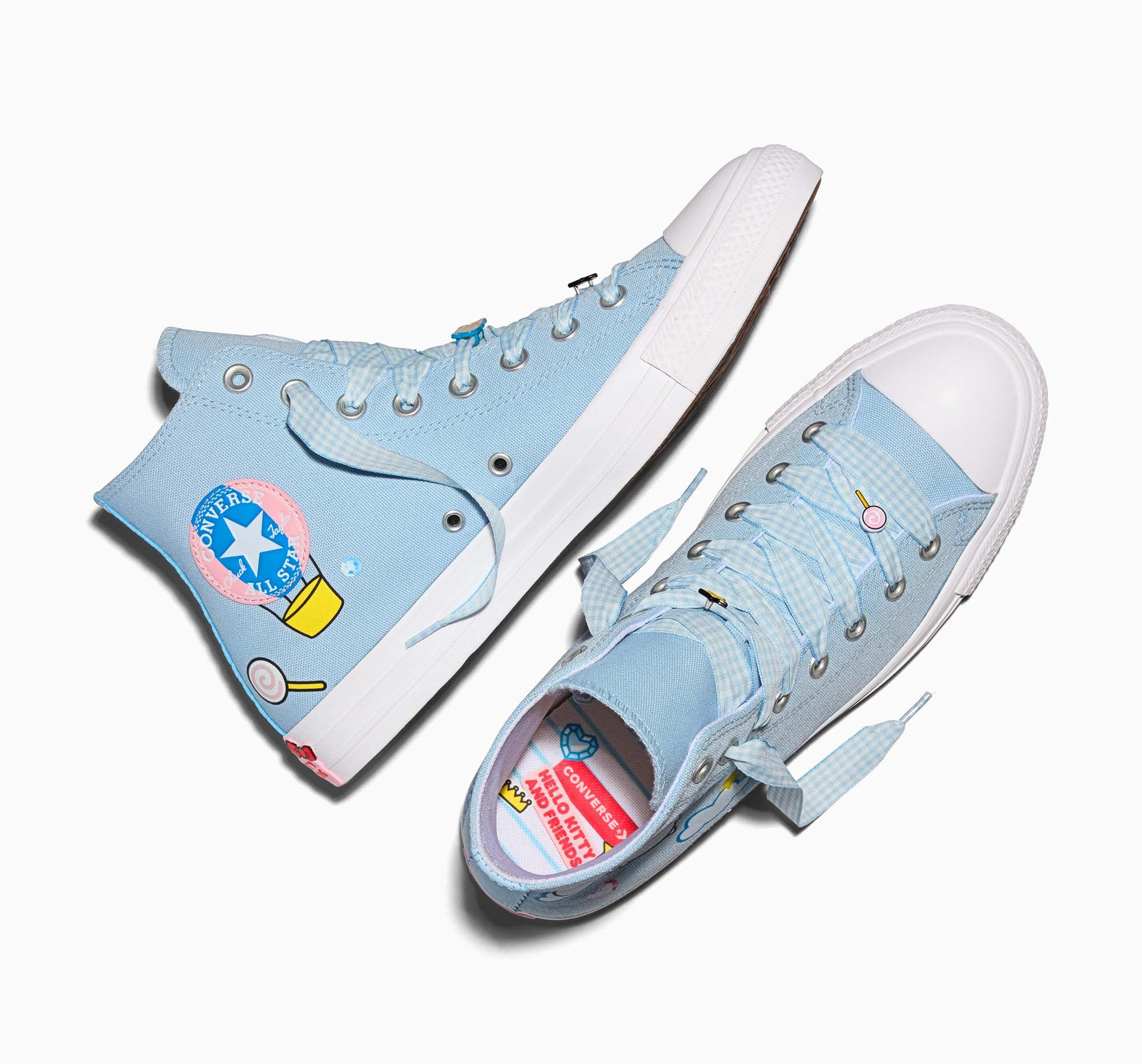 Converse x Cinnamoroll Chuck Taylor All Star Hi-Top Sneaker (Adult - Light Blue) - Image 6