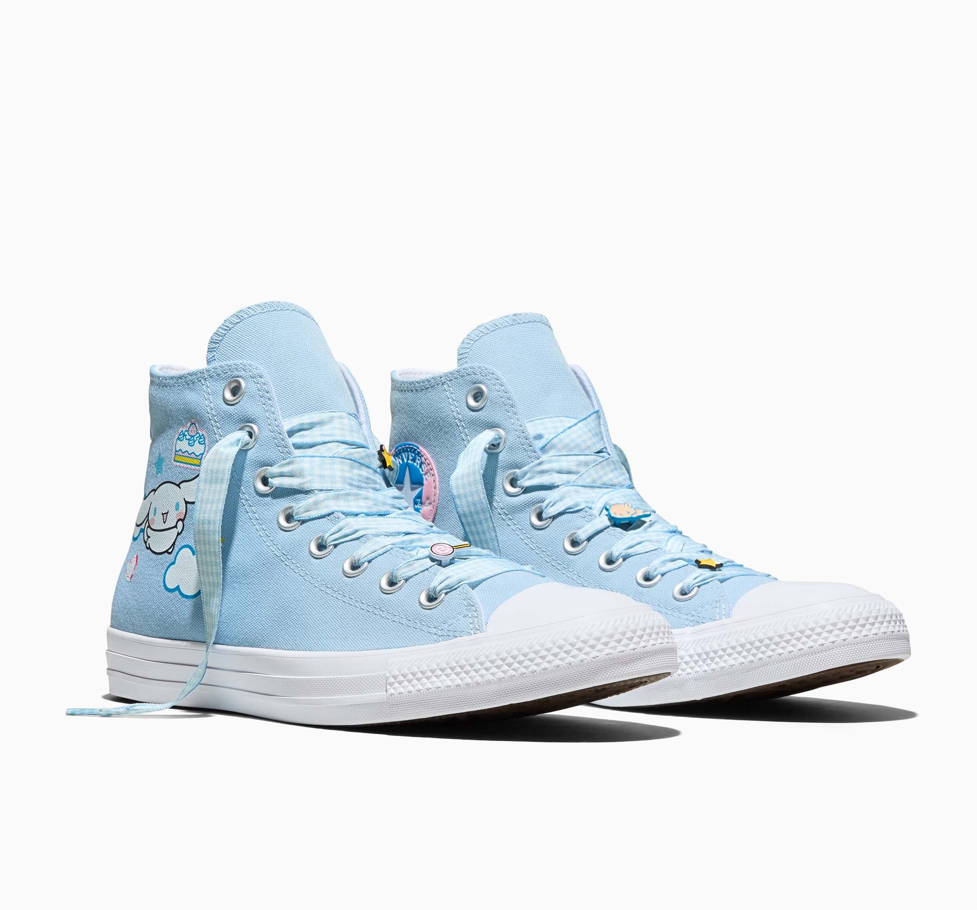 Converse x Cinnamoroll Chuck Taylor All Star Hi-Top Sneaker (Adult - Light Blue) - Image 8