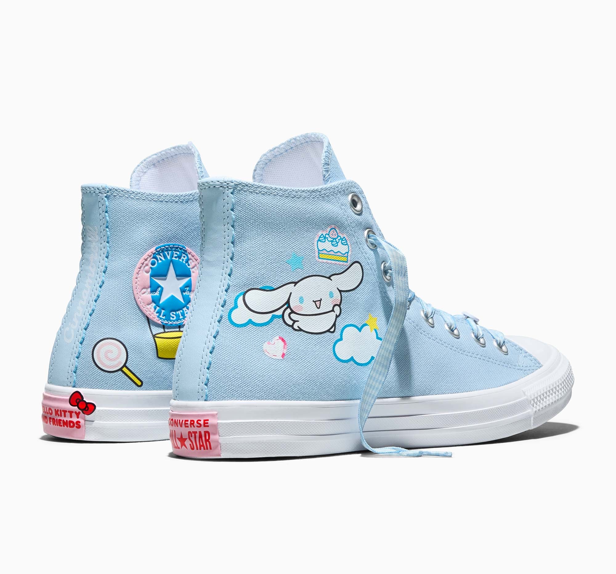 Converse x Cinnamoroll Chuck Taylor All Star Hi-Top Sneaker (Adult - Light Blue) - Image 9