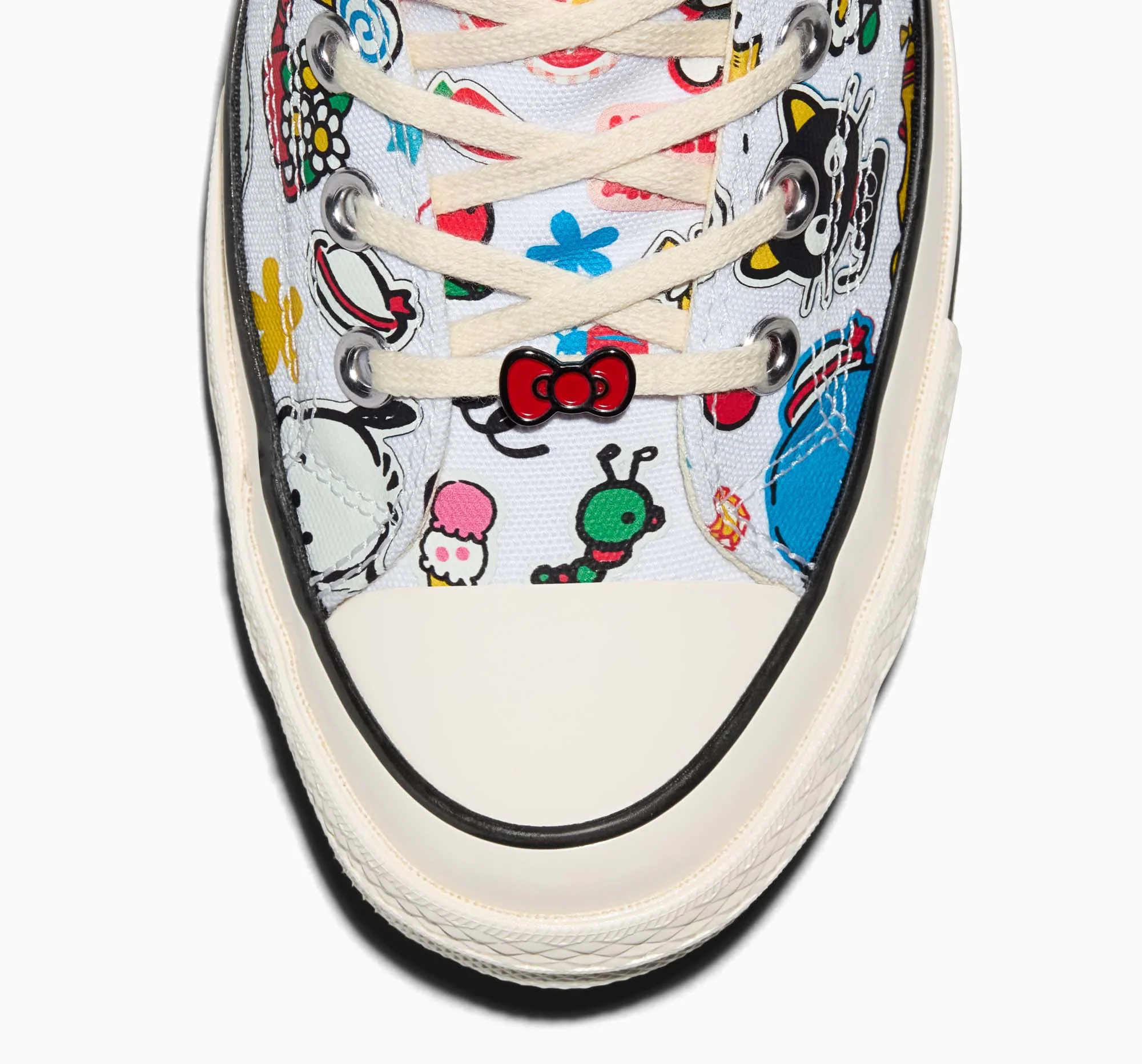 Converse x Hello Kitty and Friends Chuck 70 Hi-Top Stickers Sneaker (Adult - White) - Image 7