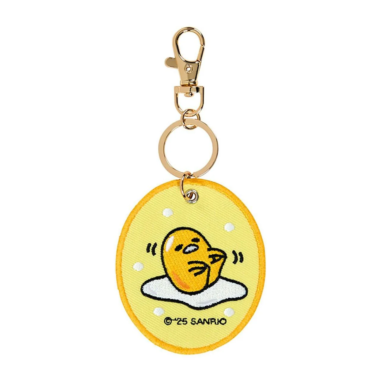 Gudetama Mascot Badge Keychain (Sanrio Character Award Series) - Image 3