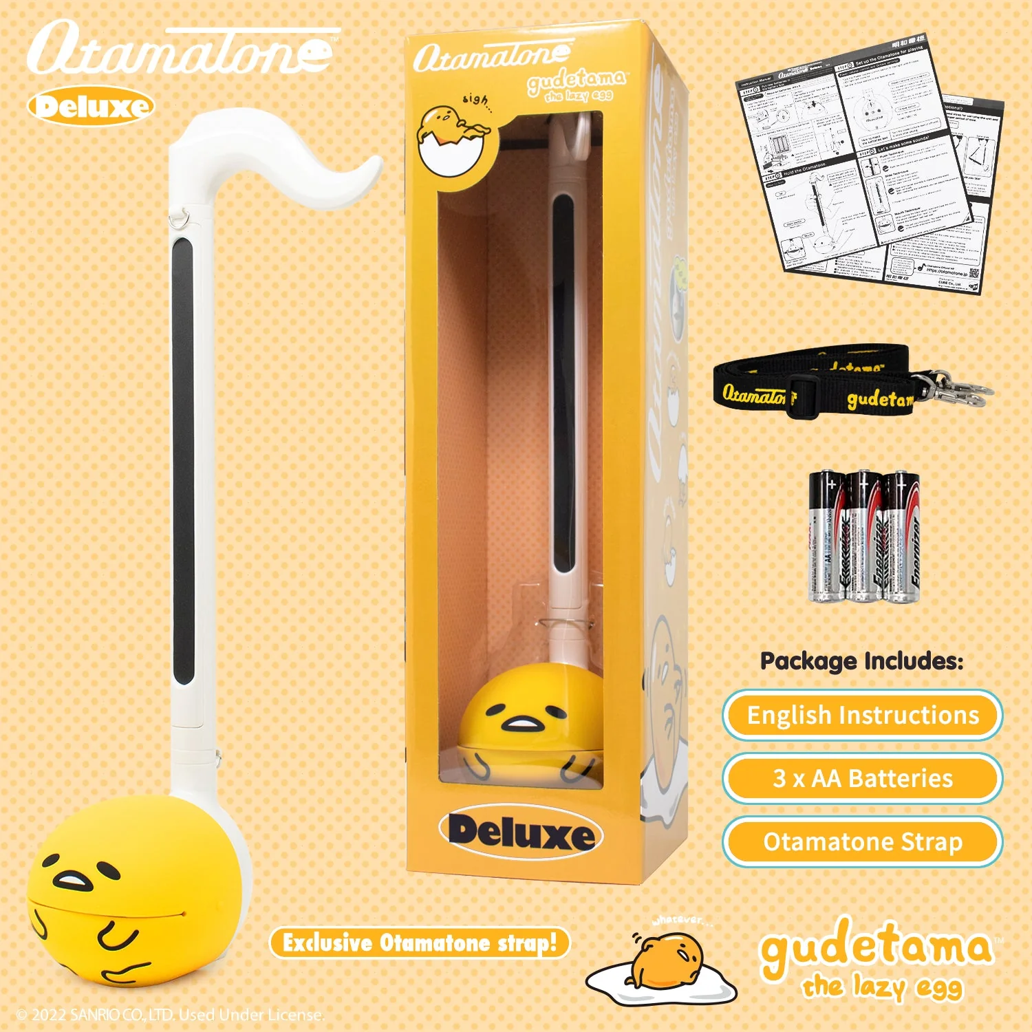 Gudetama Otamatone Deluxe Musical Toy - Image 5