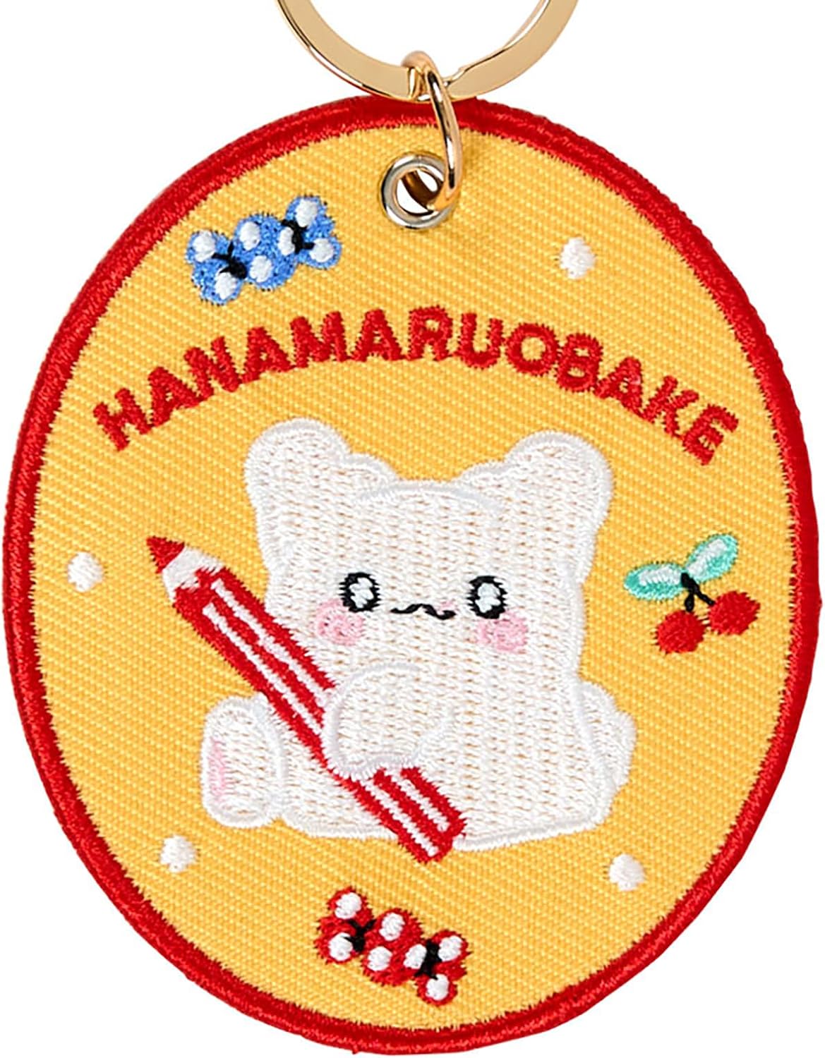 Hanamaruobake Mascot Badge Keychain (Sanrio Character Award Series) - Image 4