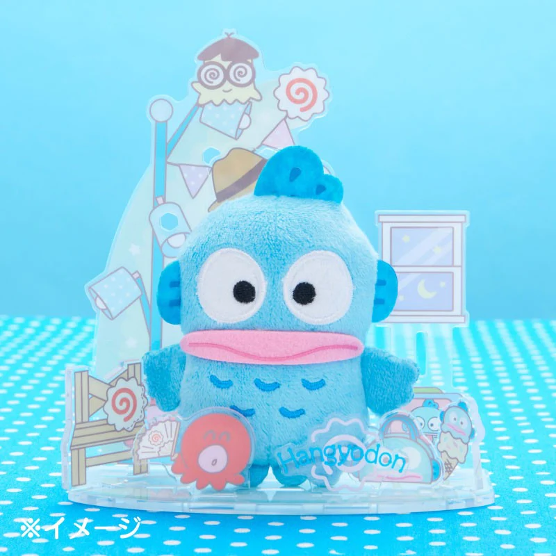 Hangyodon Mini Plush & Acrylic Stand Set (Nuikatsu Plushie Life Series) - Image 2