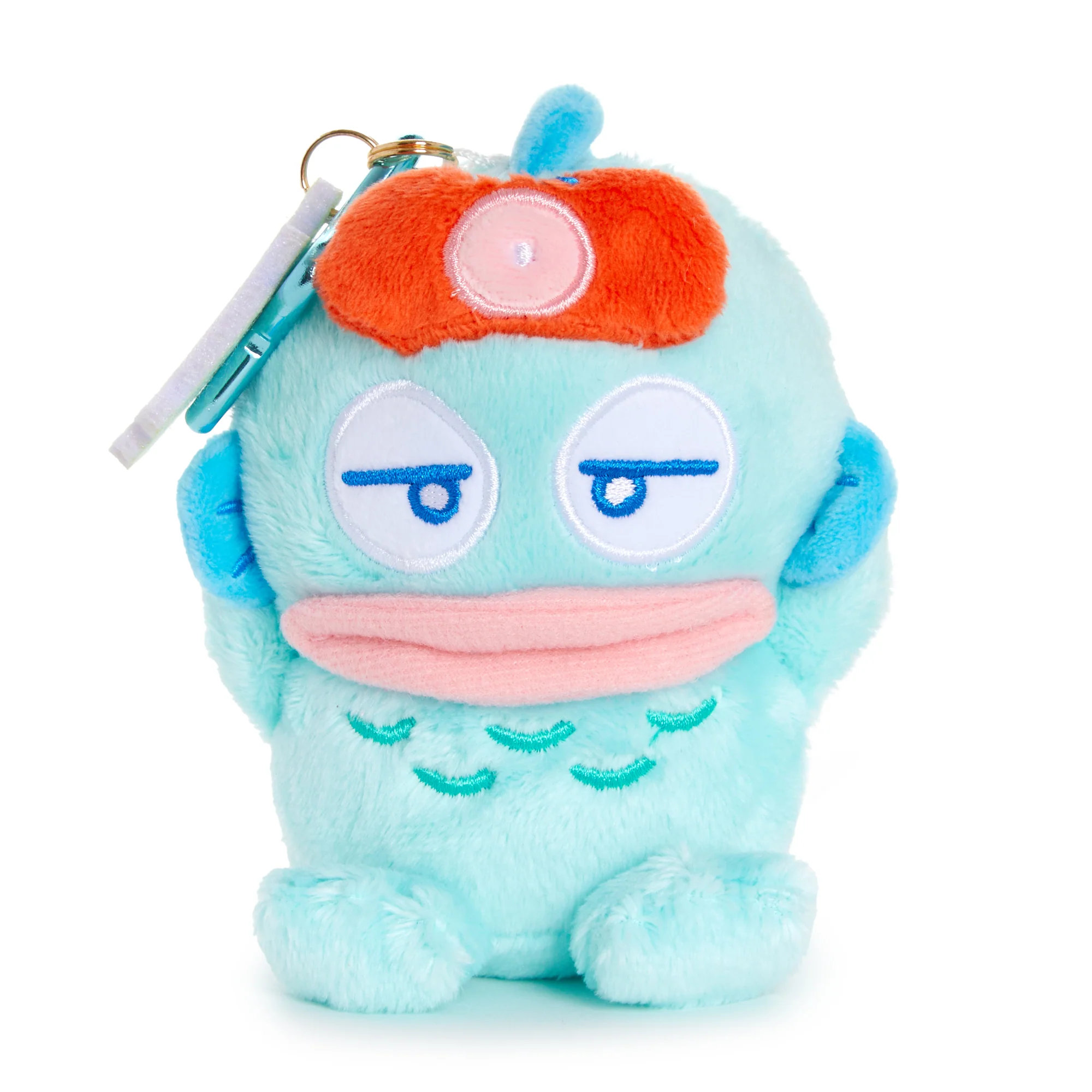 Hangyodon Plush Eyemask Mascot Keychain (Clowning Around Series) - Image 2
