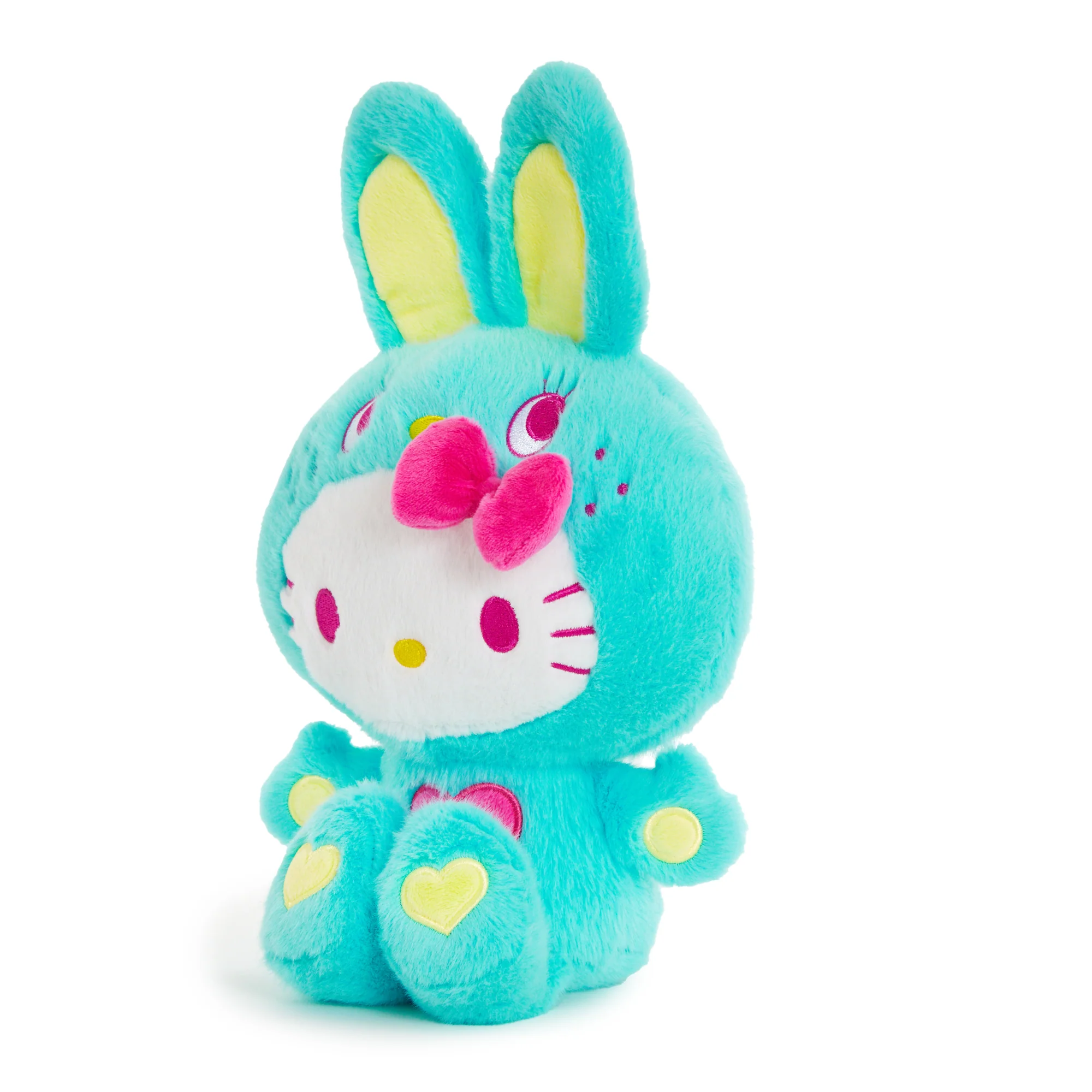 Hello Kitty 11" Green Plush (Colorful Bunny Series) - Image 3
