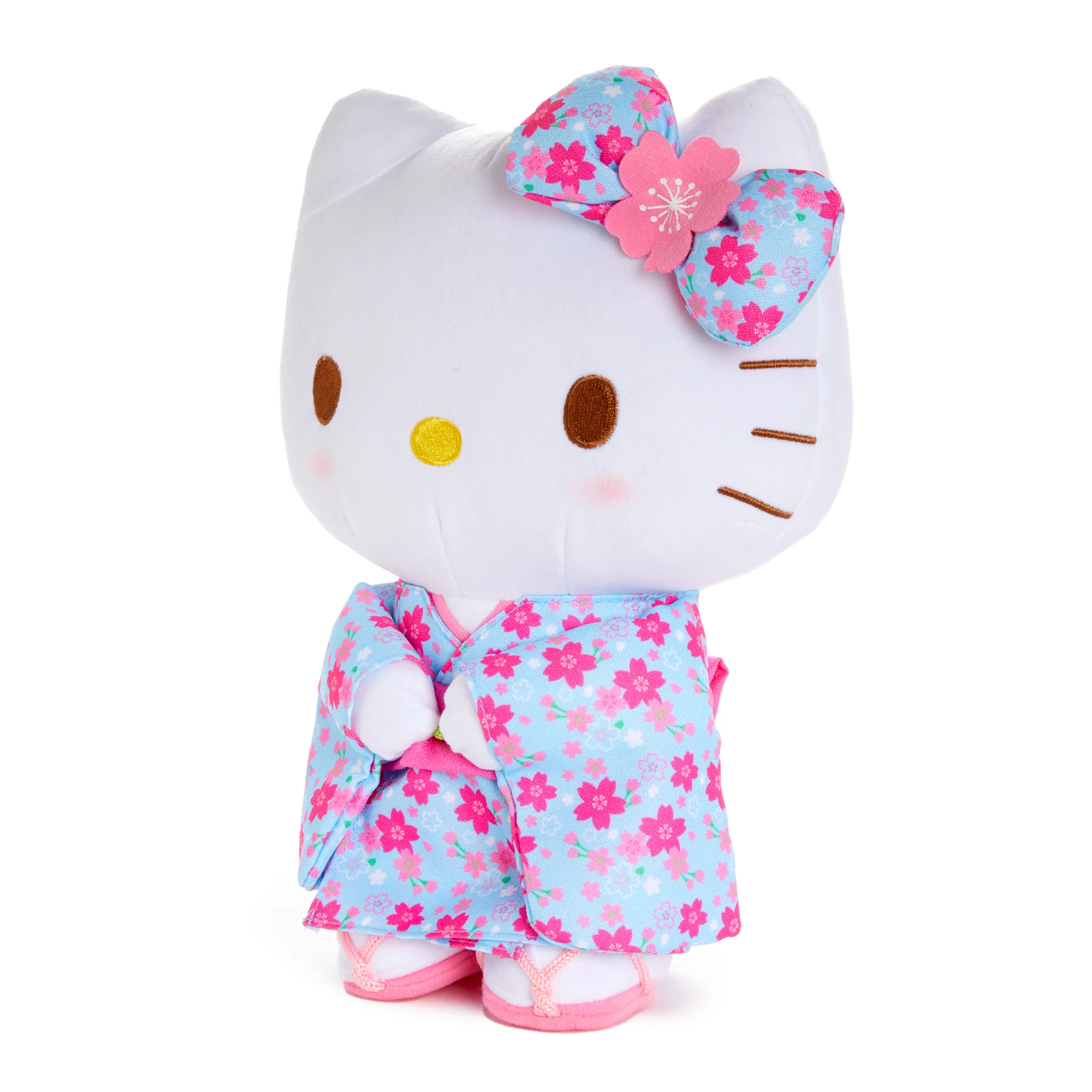 Hello Kitty 12" Blue Standing Plush (Spring Kimono Series) - Image 2