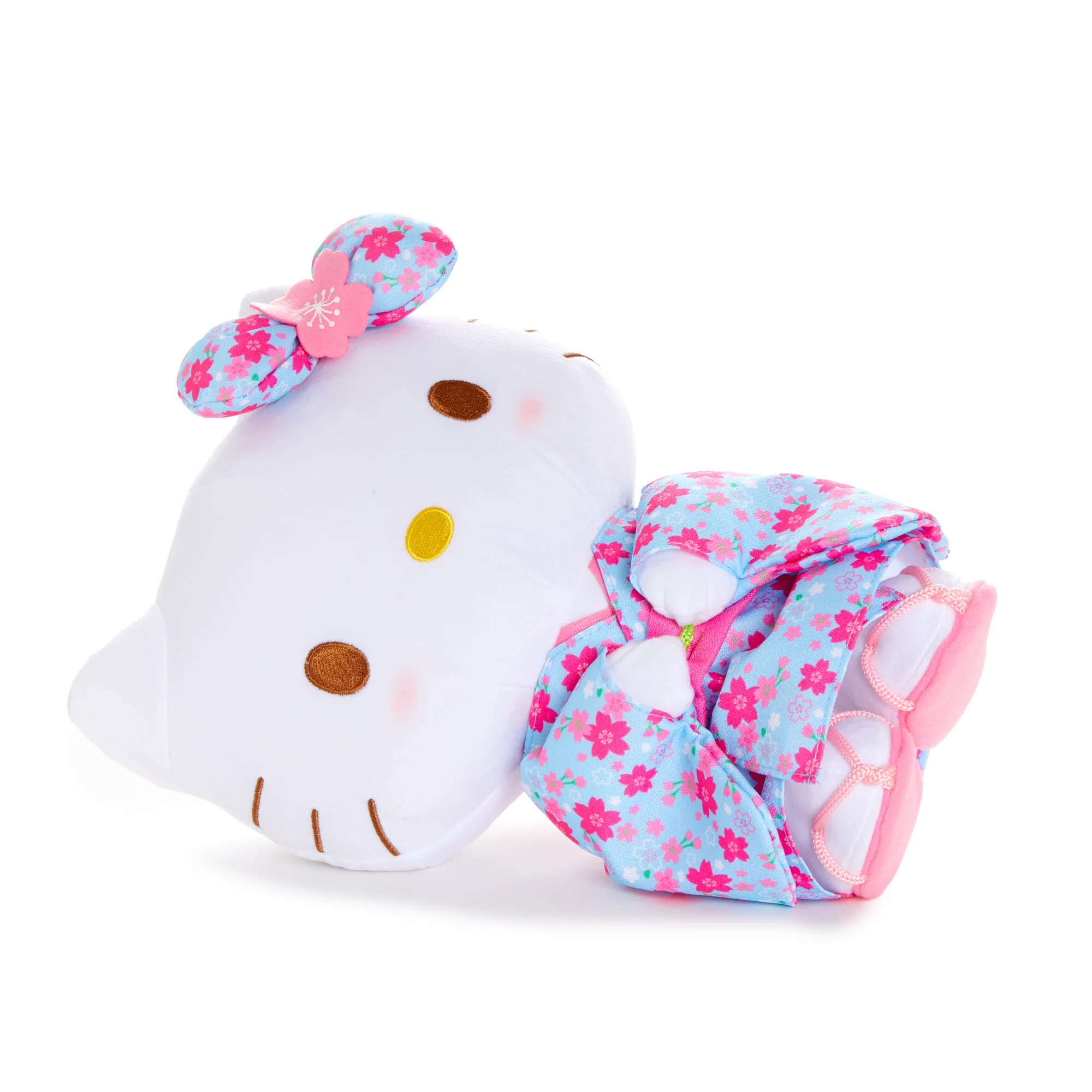 Hello Kitty 12" Blue Standing Plush (Spring Kimono Series) - Image 4