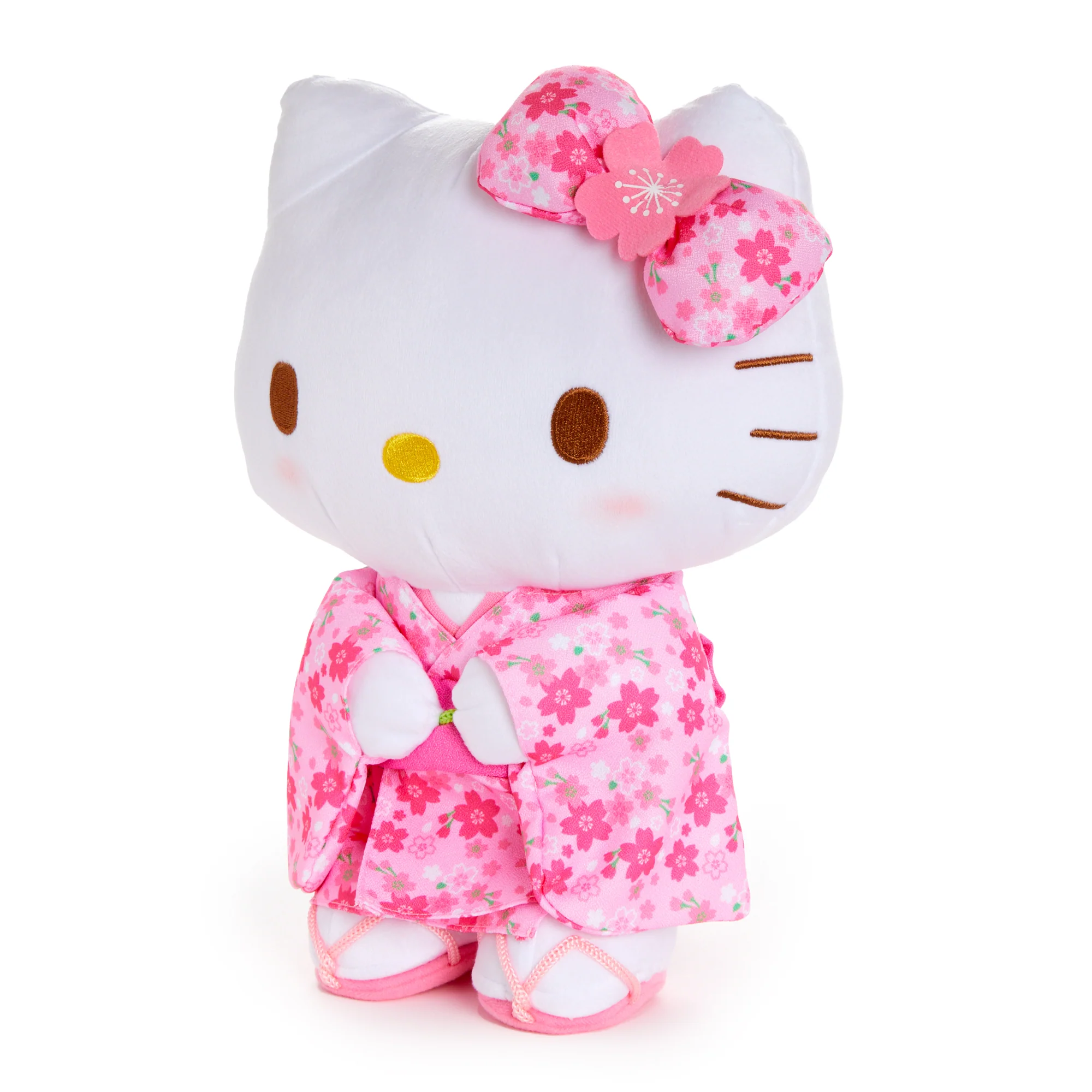 Hello Kitty 12" Pink Standing Plush (Spring Kimono Series) - Image 2