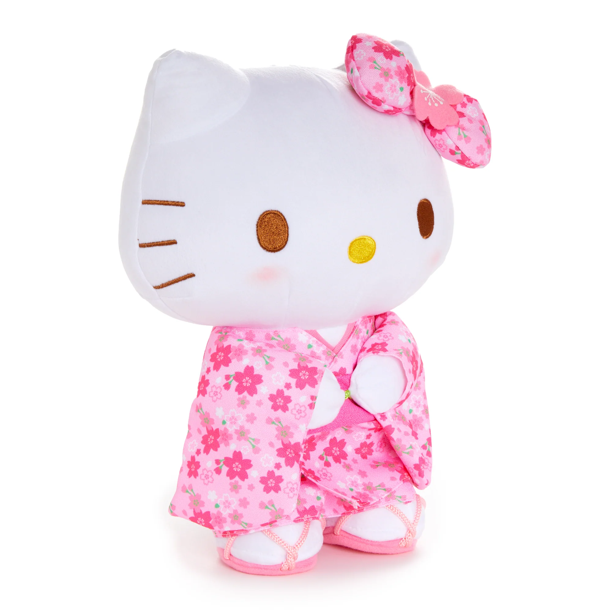 Hello Kitty 12" Pink Standing Plush (Spring Kimono Series) - Image 3