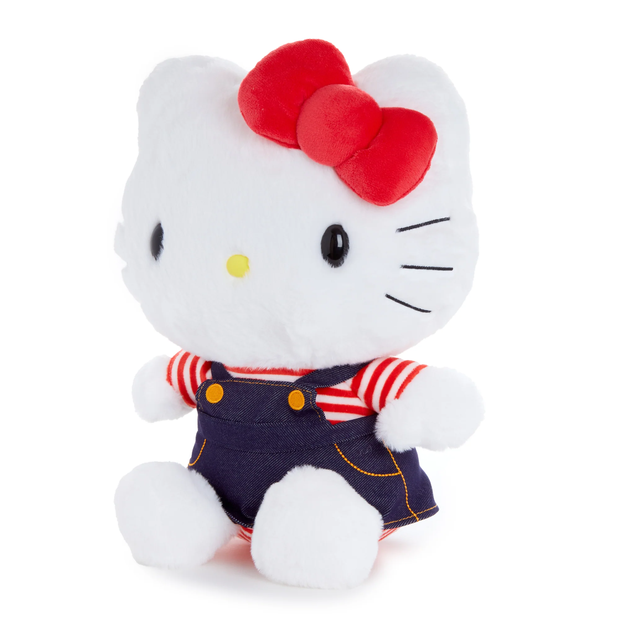 Hello Kitty 12" Plush (Denim Jumper) - Image 3