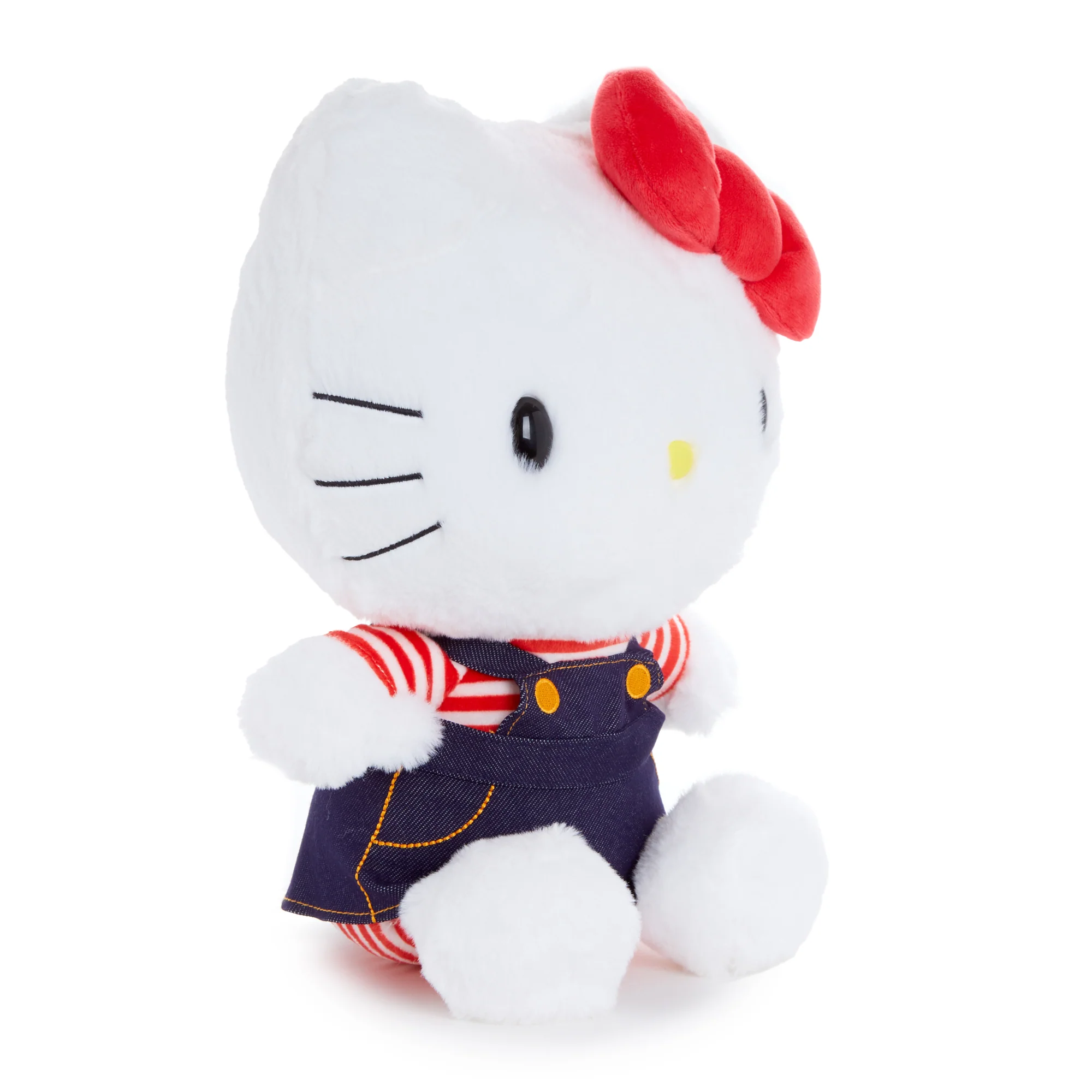 Hello Kitty 12" Plush (Denim Jumper) - Image 4