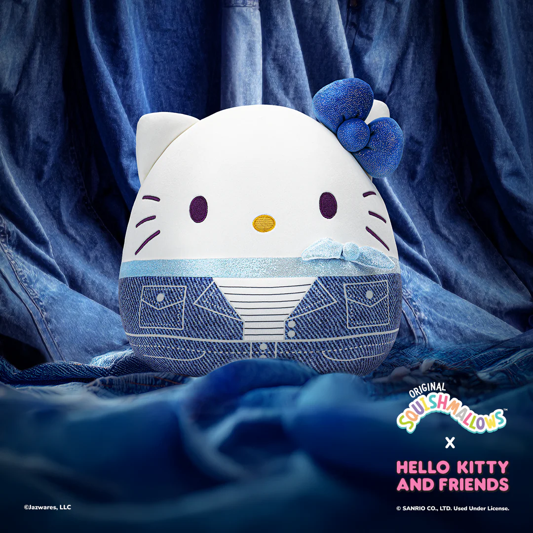 Hello Kitty 12" Squishmallows Plush (Denim) - Image 2