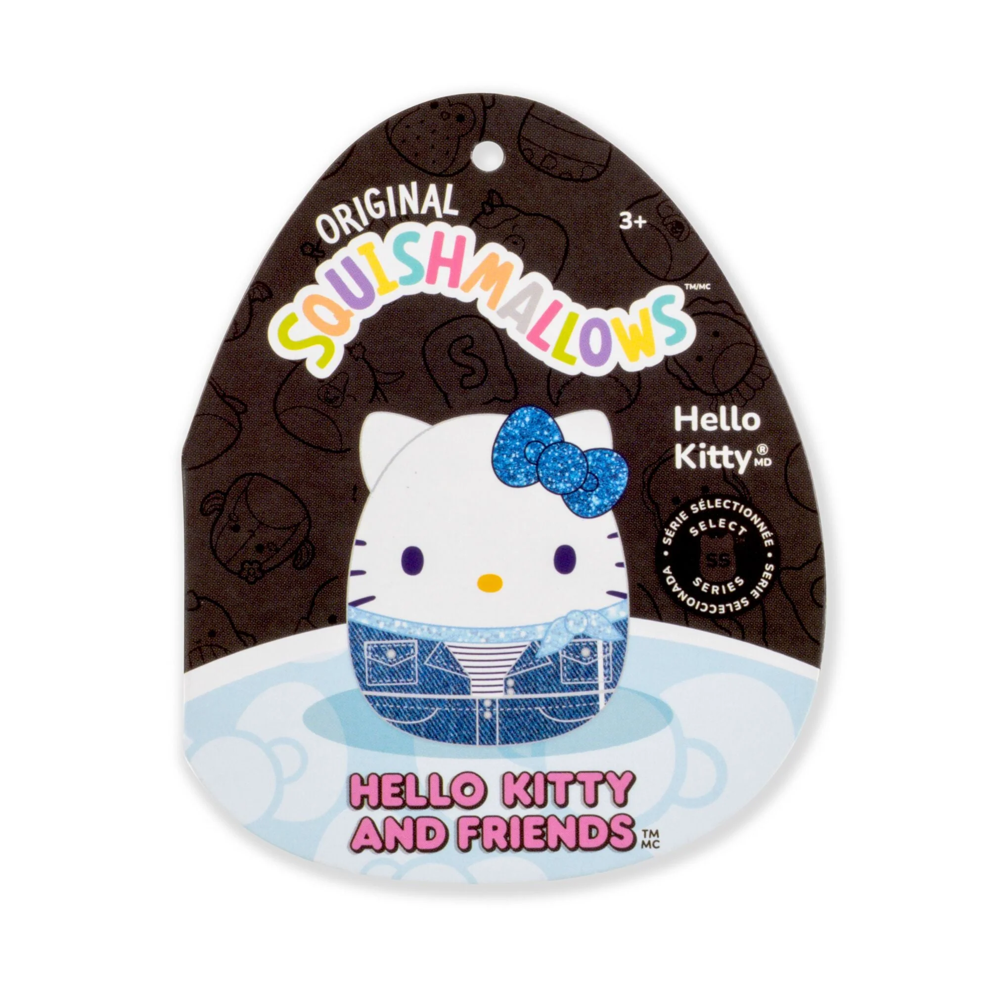 Hello Kitty 12" Squishmallows Plush (Denim) - Image 6