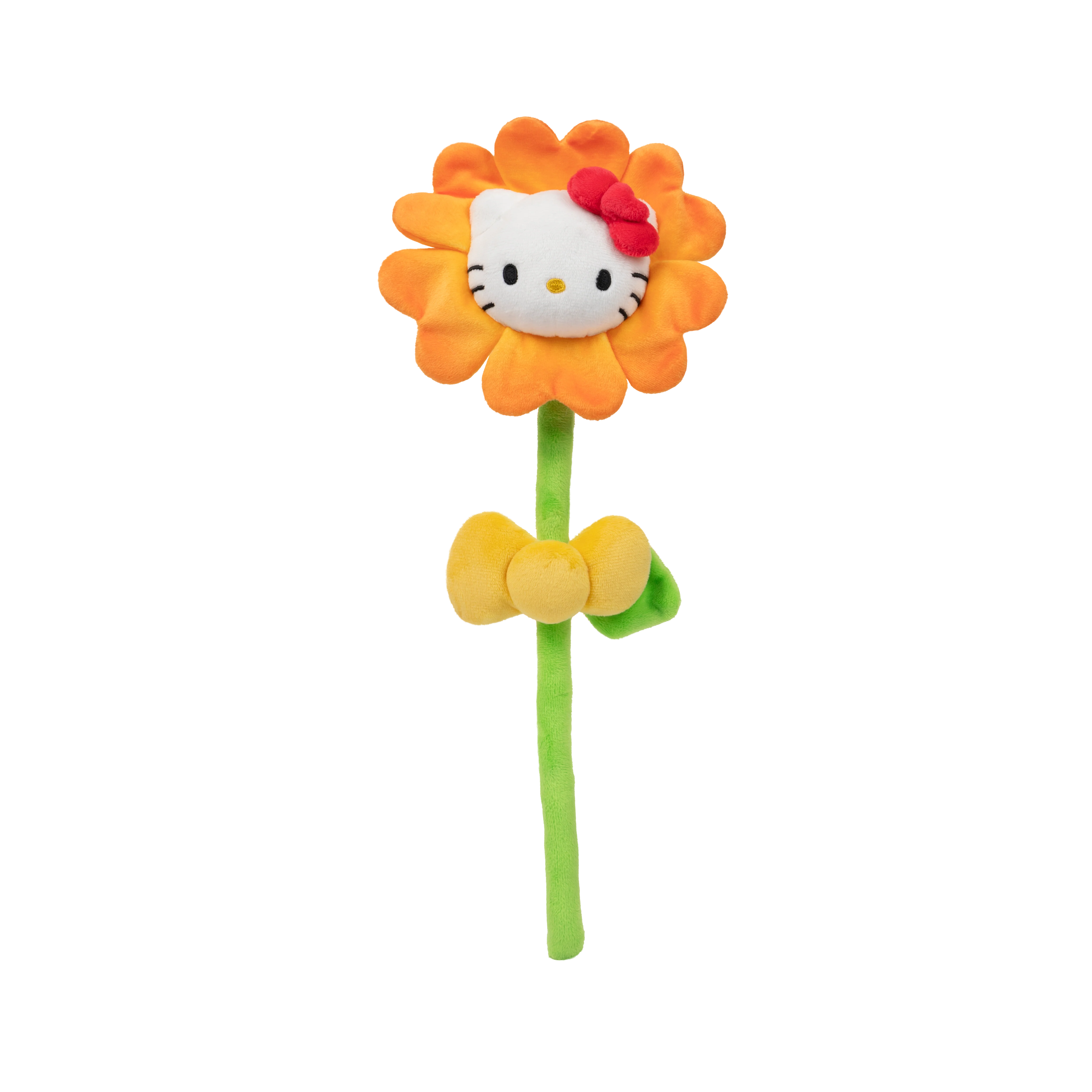 Hello Kitty 14" Plush Valentine's Day Flower (Ombre Orange) - Image 3