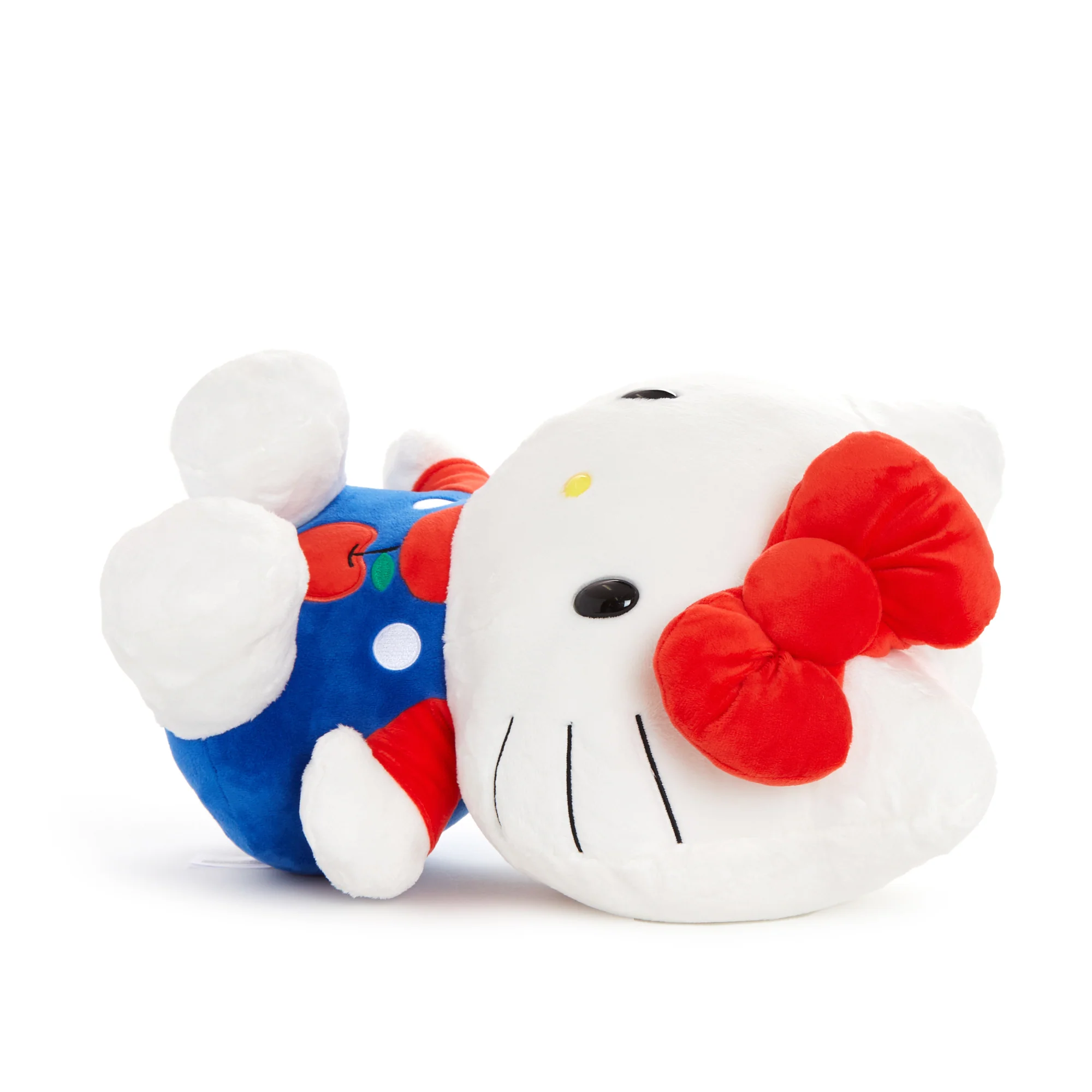 Hello Kitty 15" Blue Overalls Large Plush (Apples Series) - Image 4